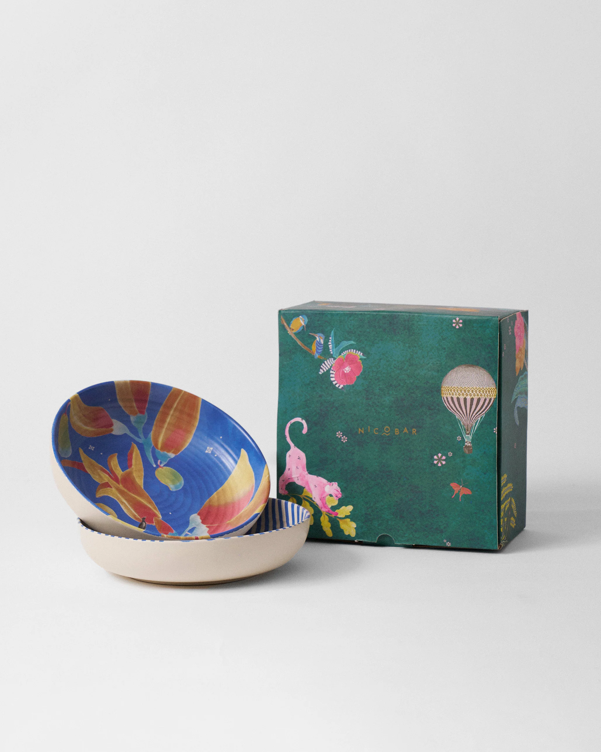 Palash Shallow Bowl - Set of 2 - Image 6