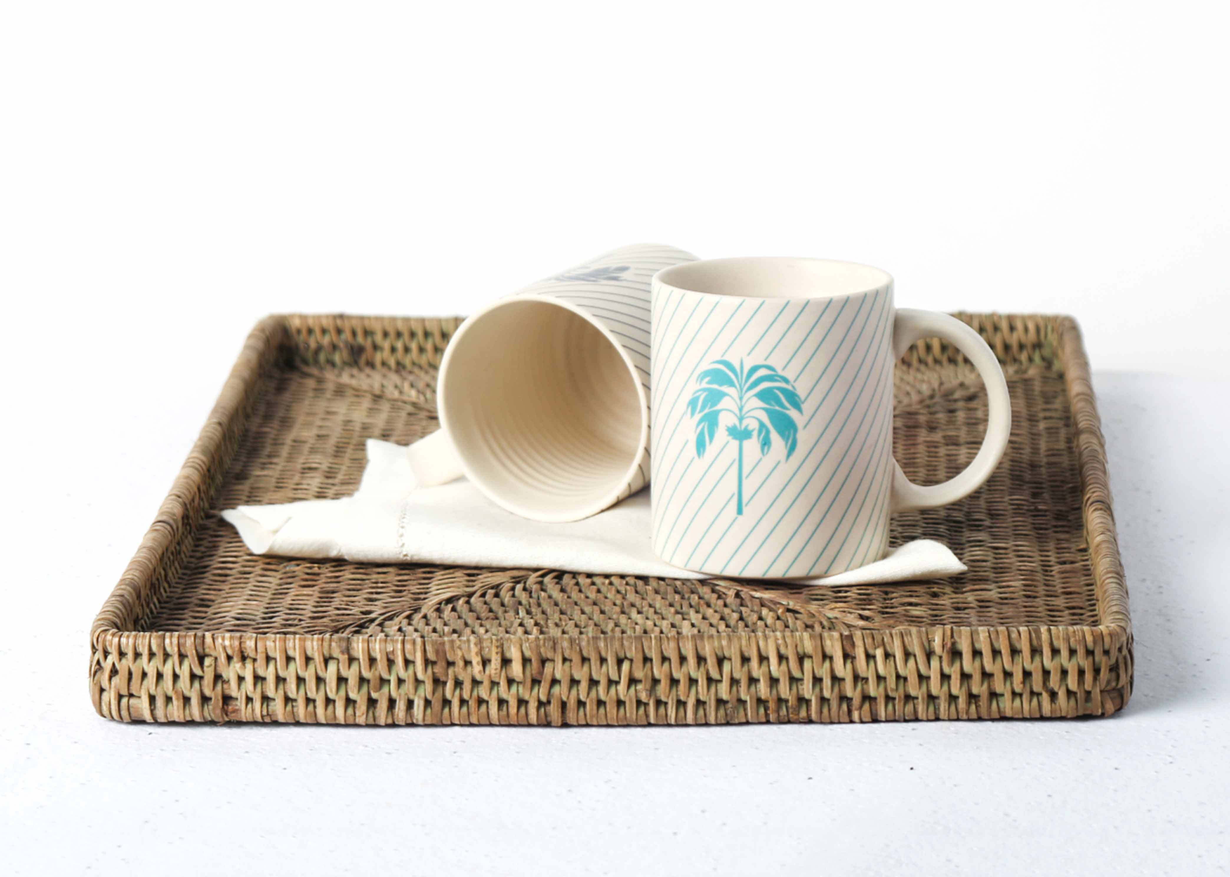 Palm Mug - Aqua - Image 3
