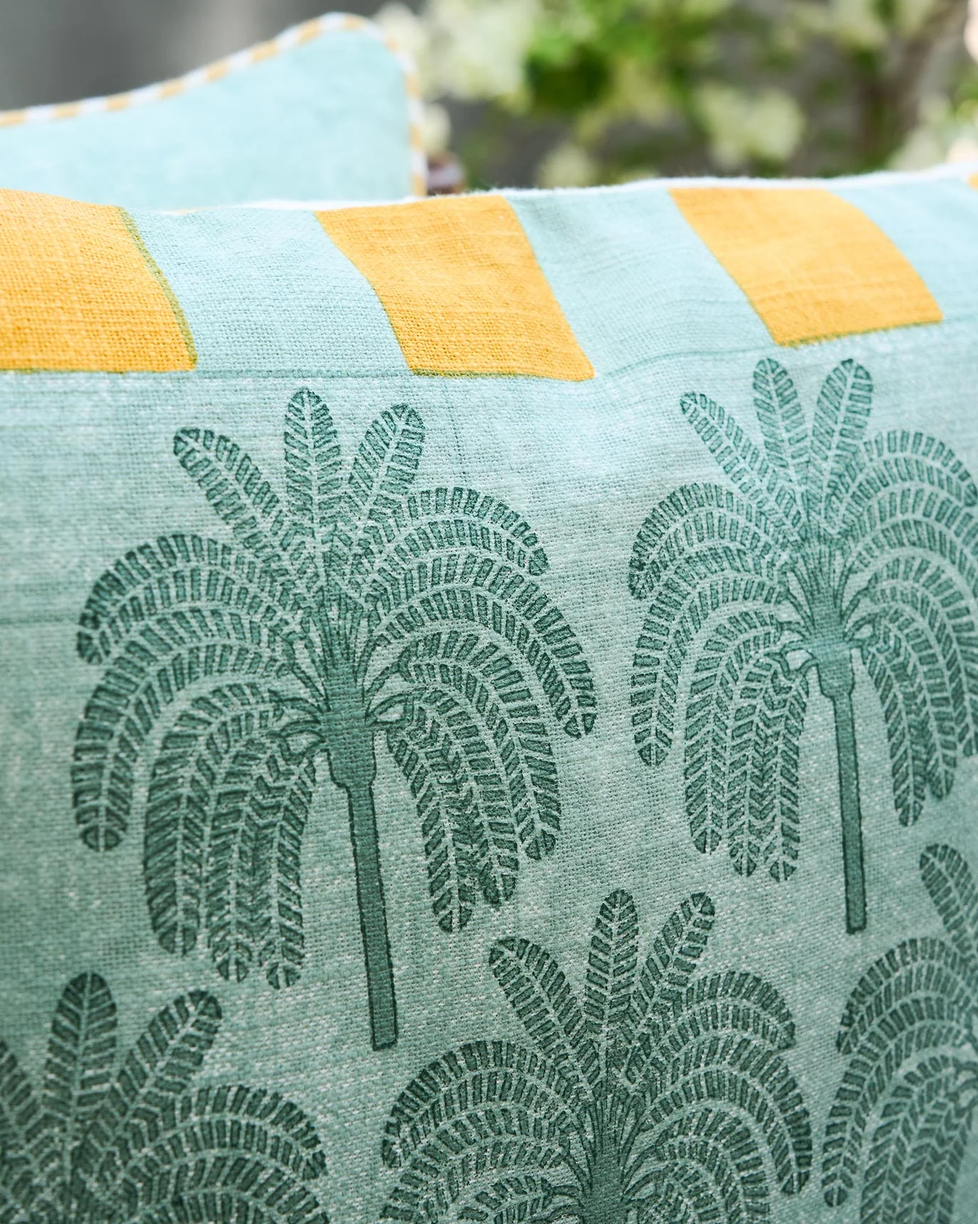 Palm Puff Cushion Cover - Image 2