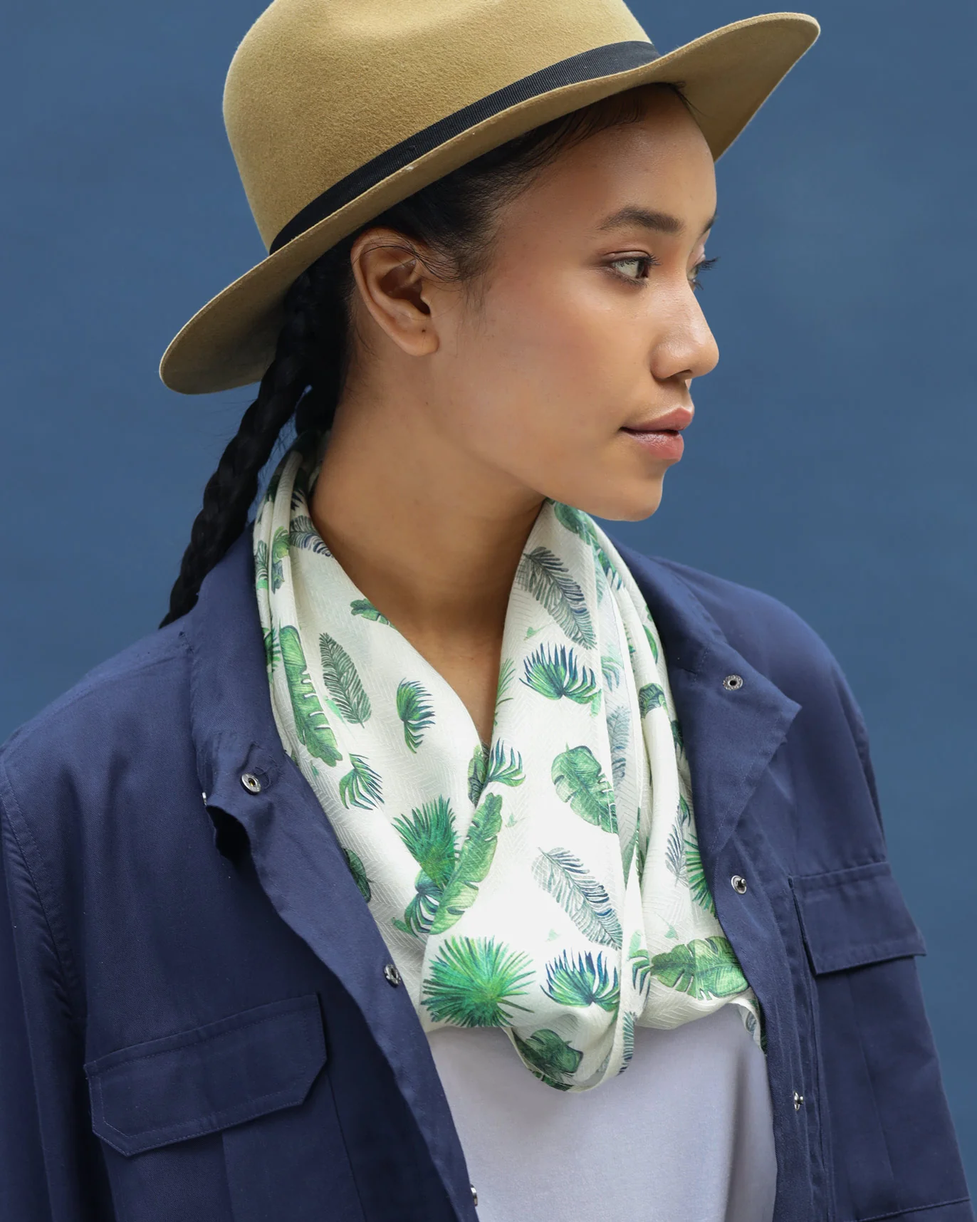 Palm Scarf - Multi - Image 2