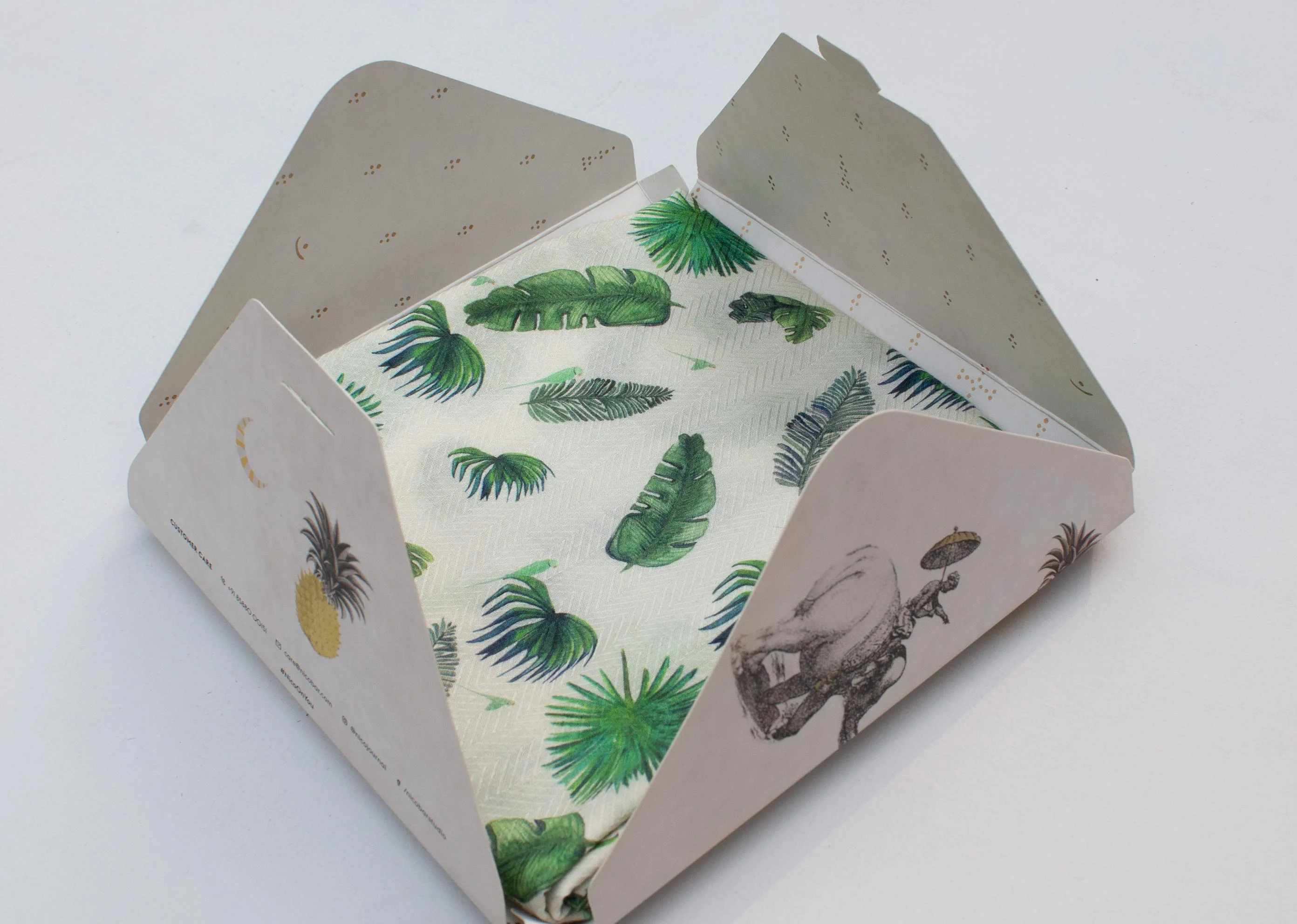 Palm Scarf - Multi - Image 3