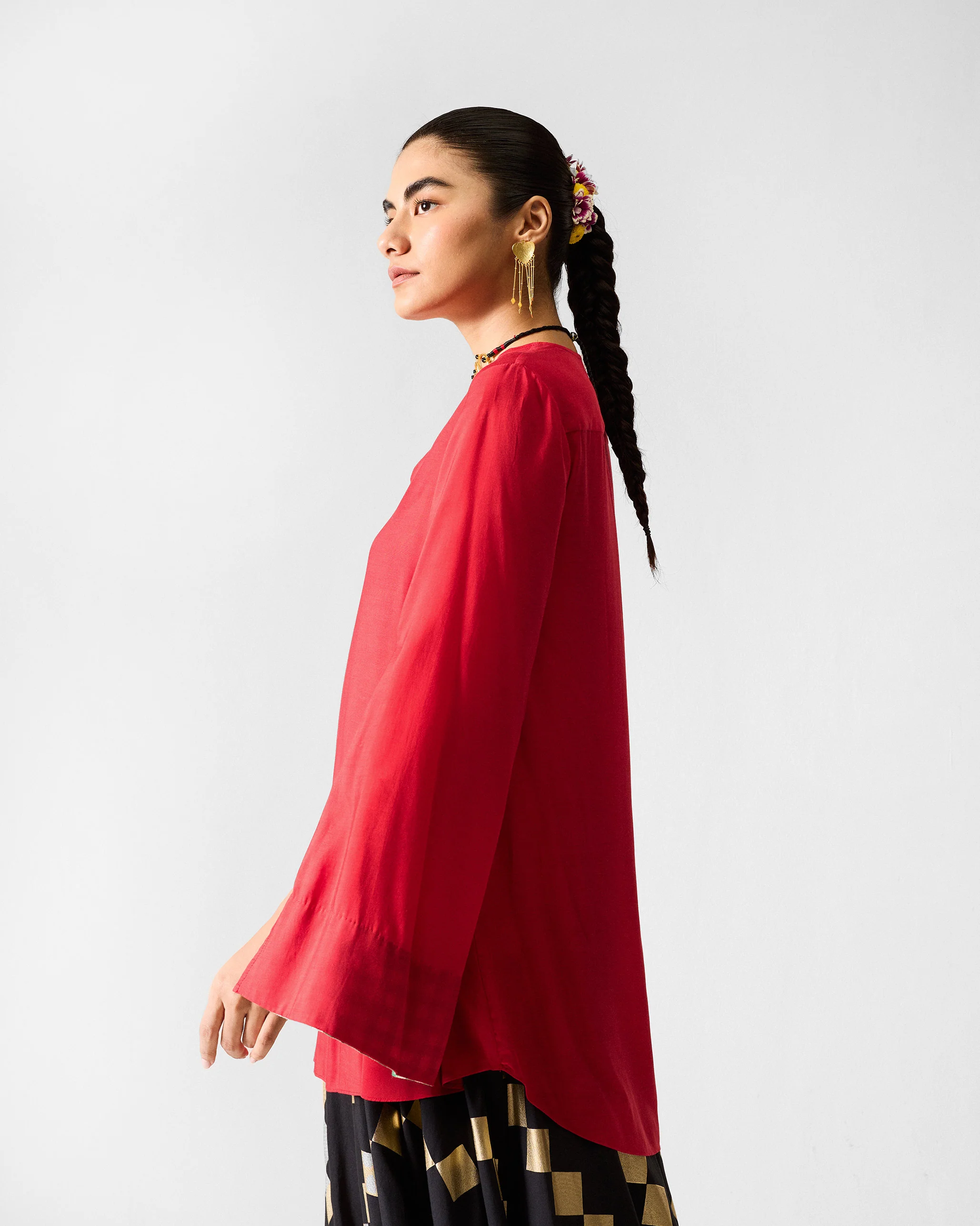 Panaji Top - Red - Image 3