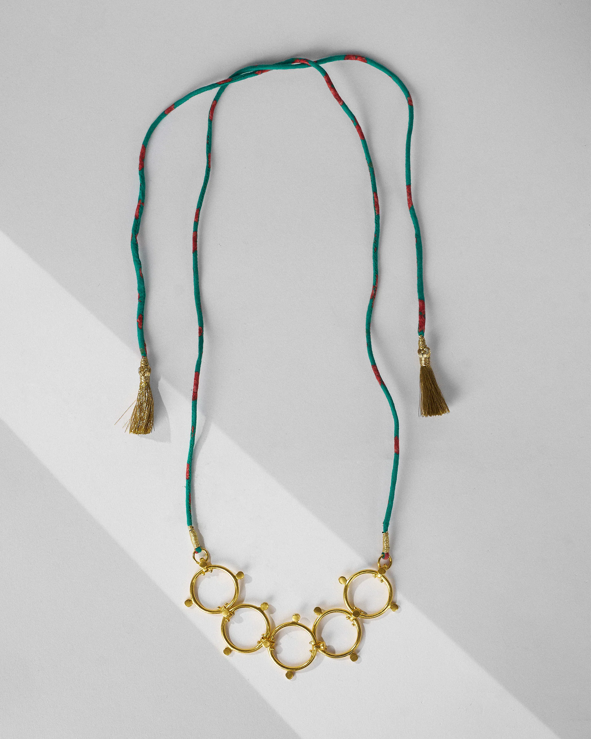 Panch Circle Necklace - Gold - Image 6