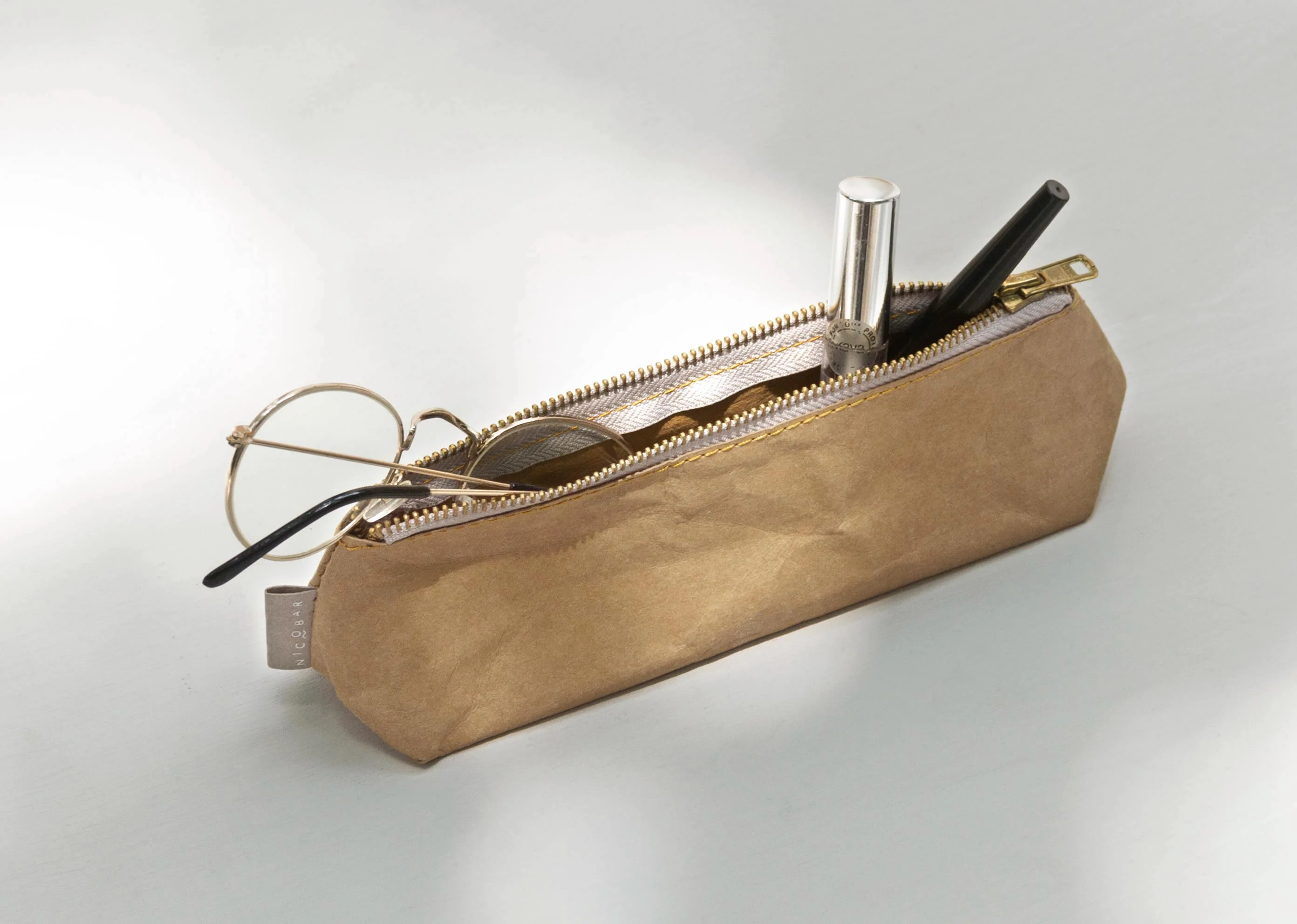Paper Pencil Case - Brown - Image 3