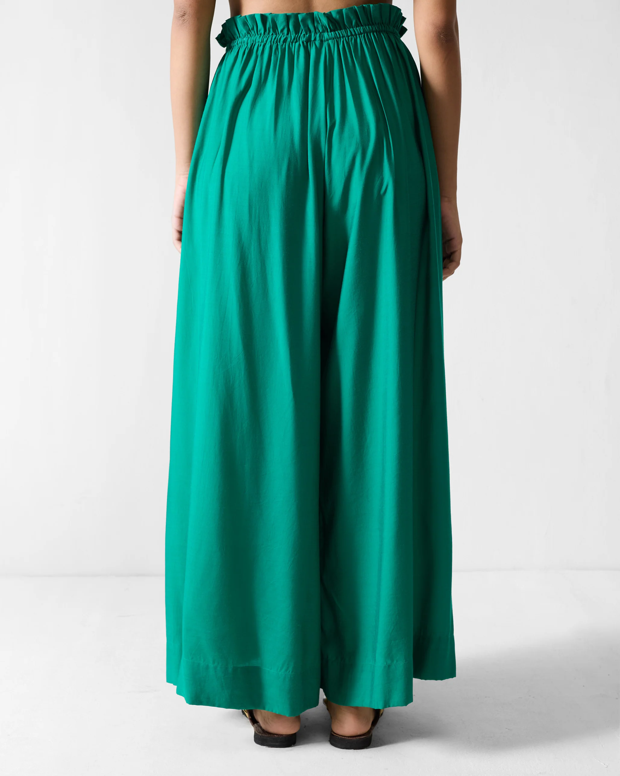 Paperbag Pants - Green - Image 6