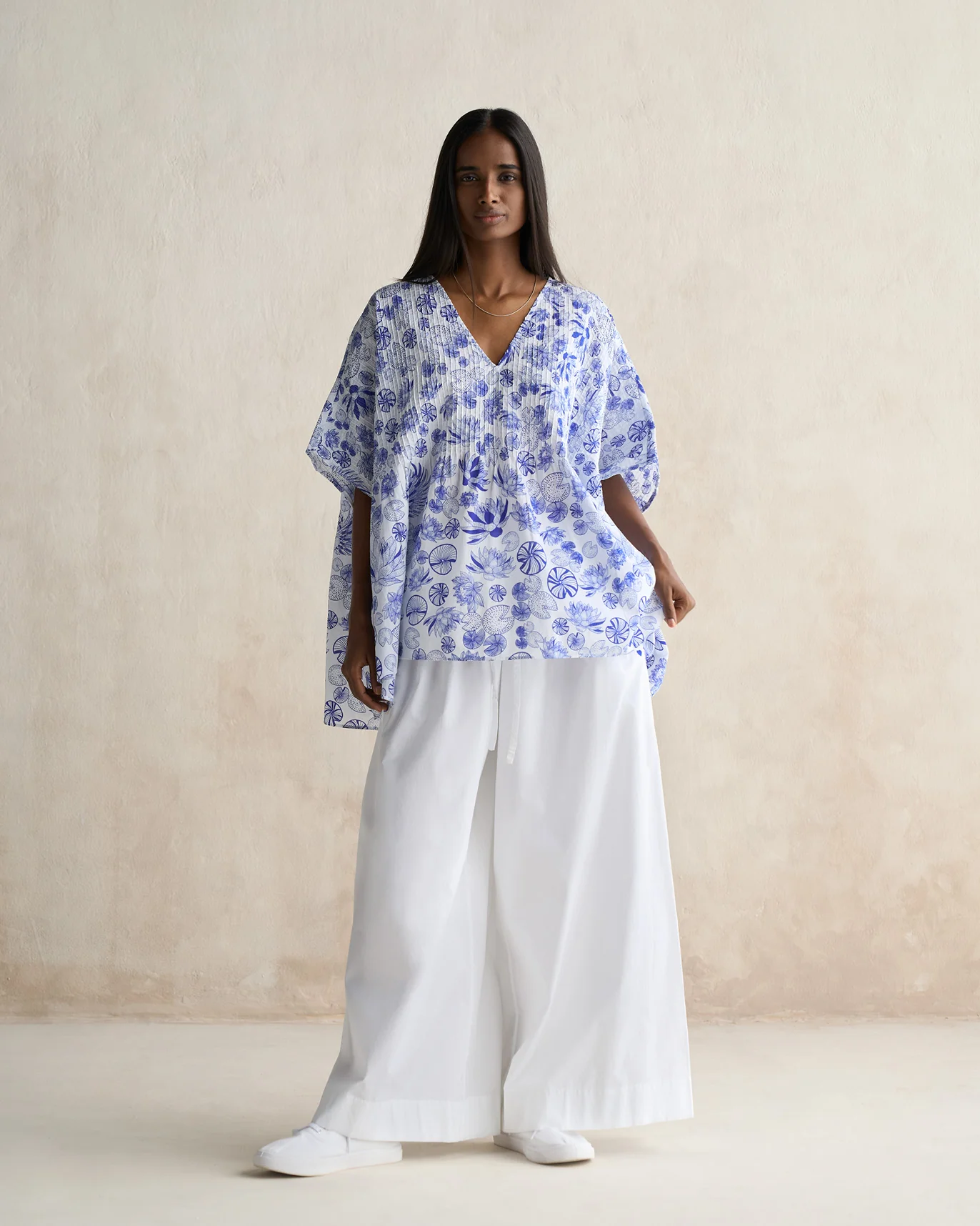 Paperbag Waist Pants - White - Image 4
