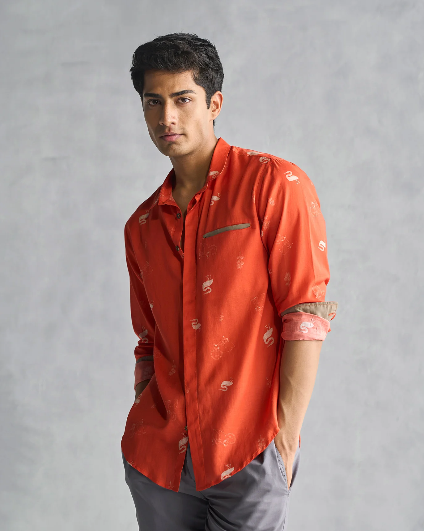 Paradise Shirt - Rust - Image 3