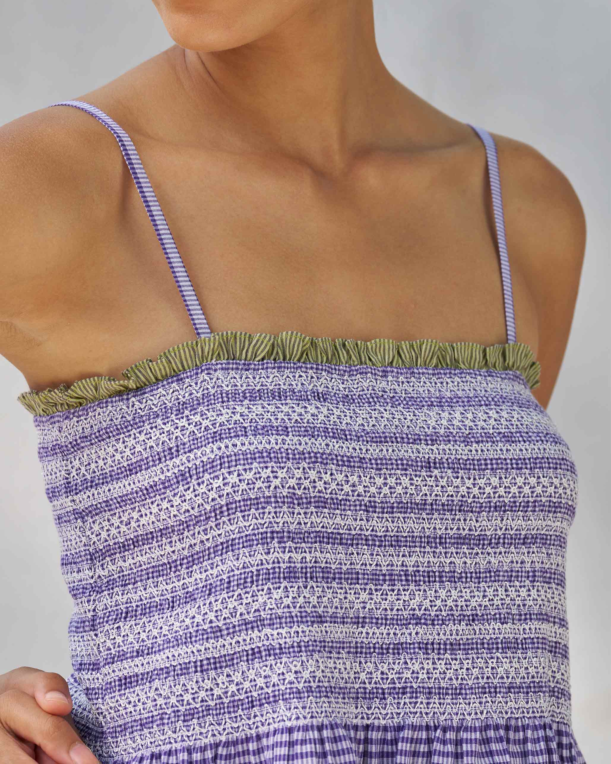 Paradise Top - Purple & White - Image 2