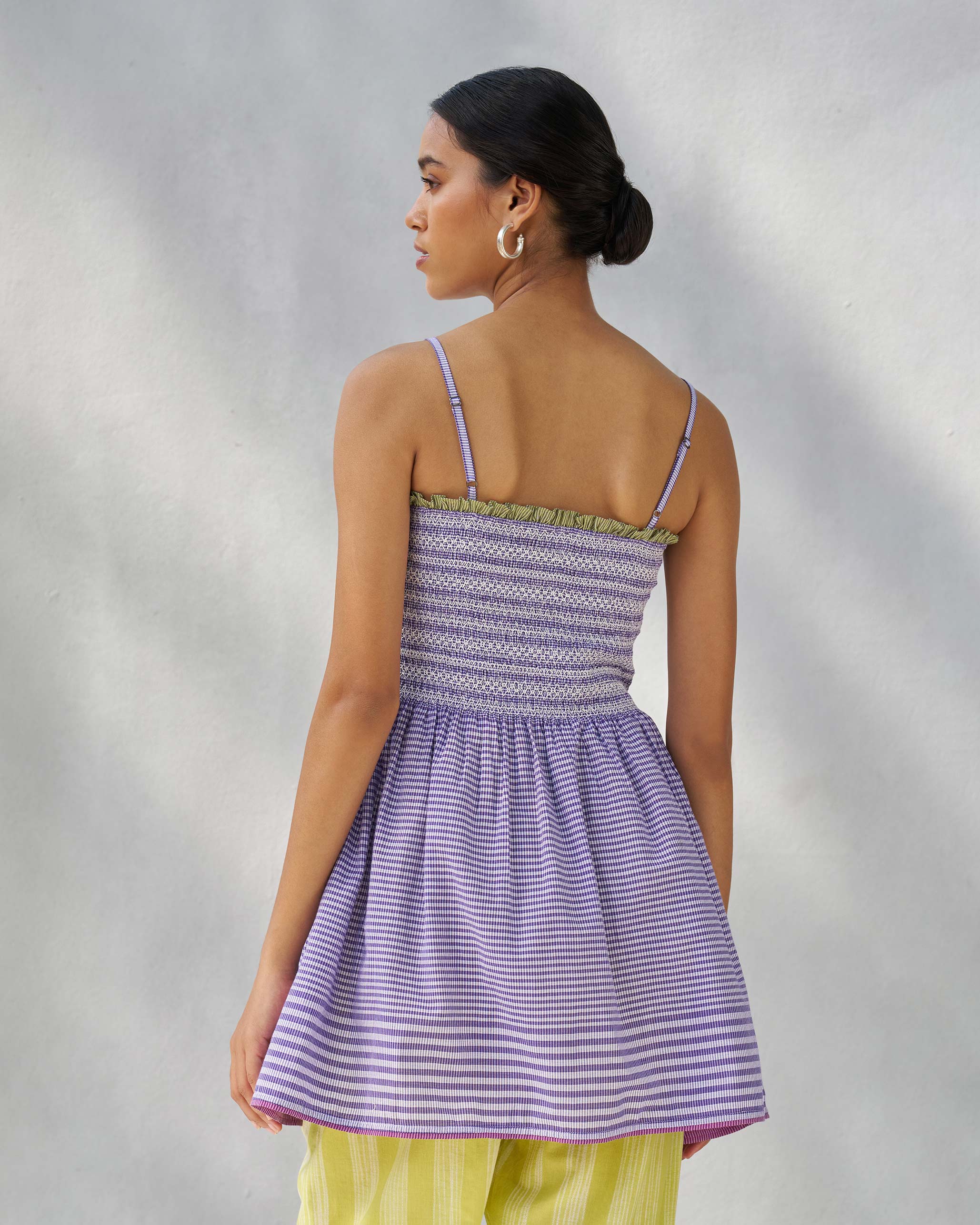 Paradise Top - Purple & White - Image 4