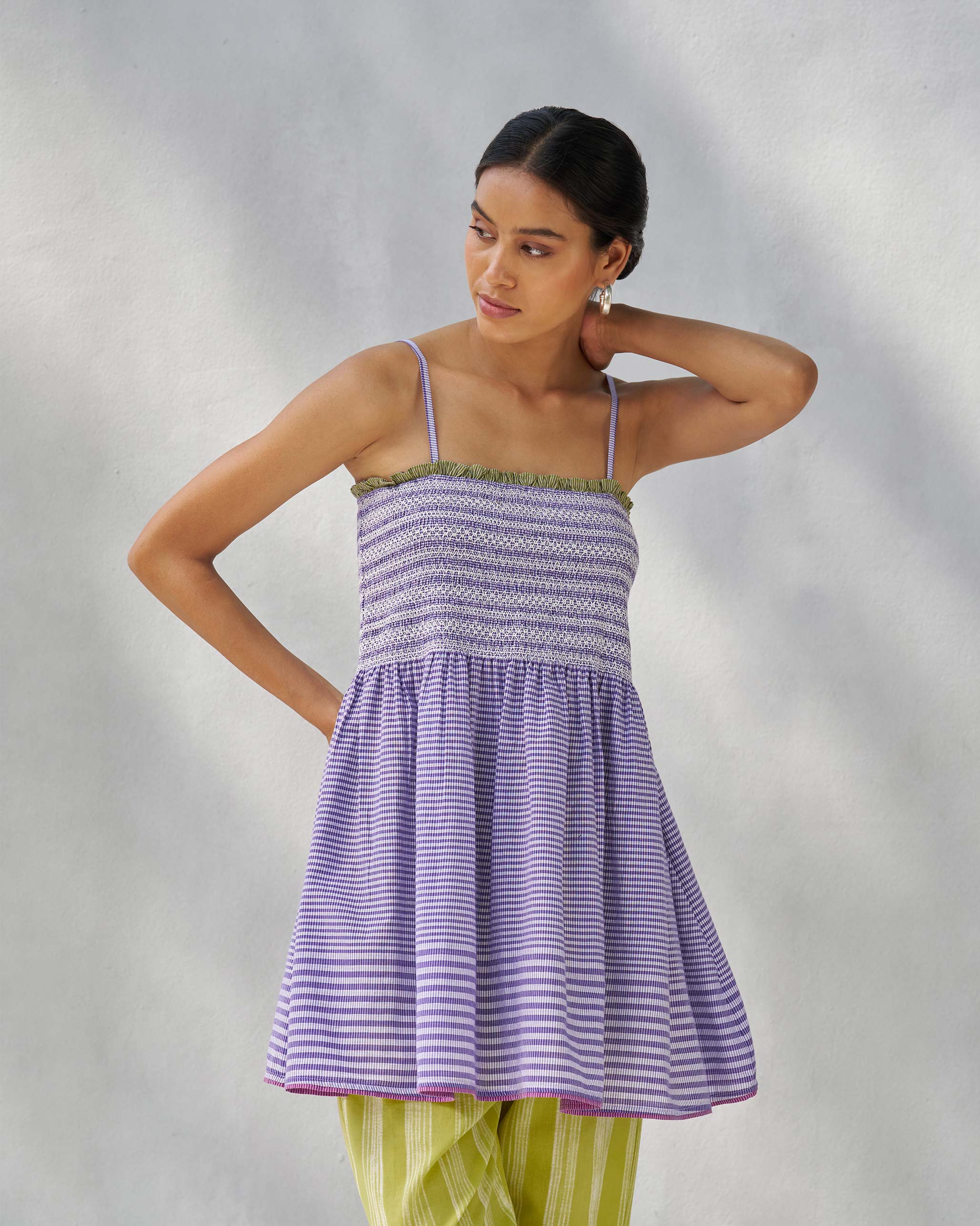 Paradise Top - Purple & White - Image 5