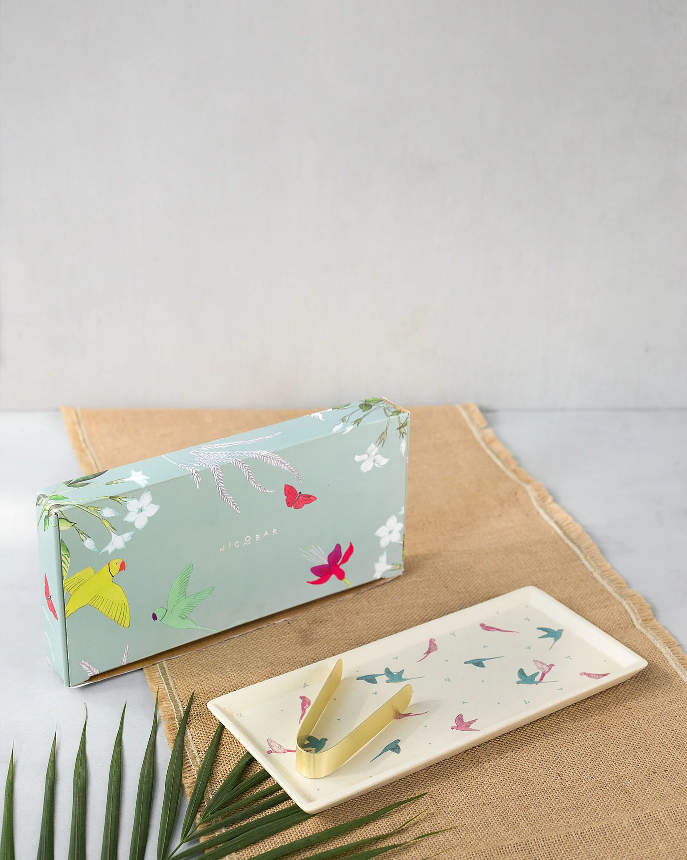 Parakeet Cookie Tray with Tong - Image 2