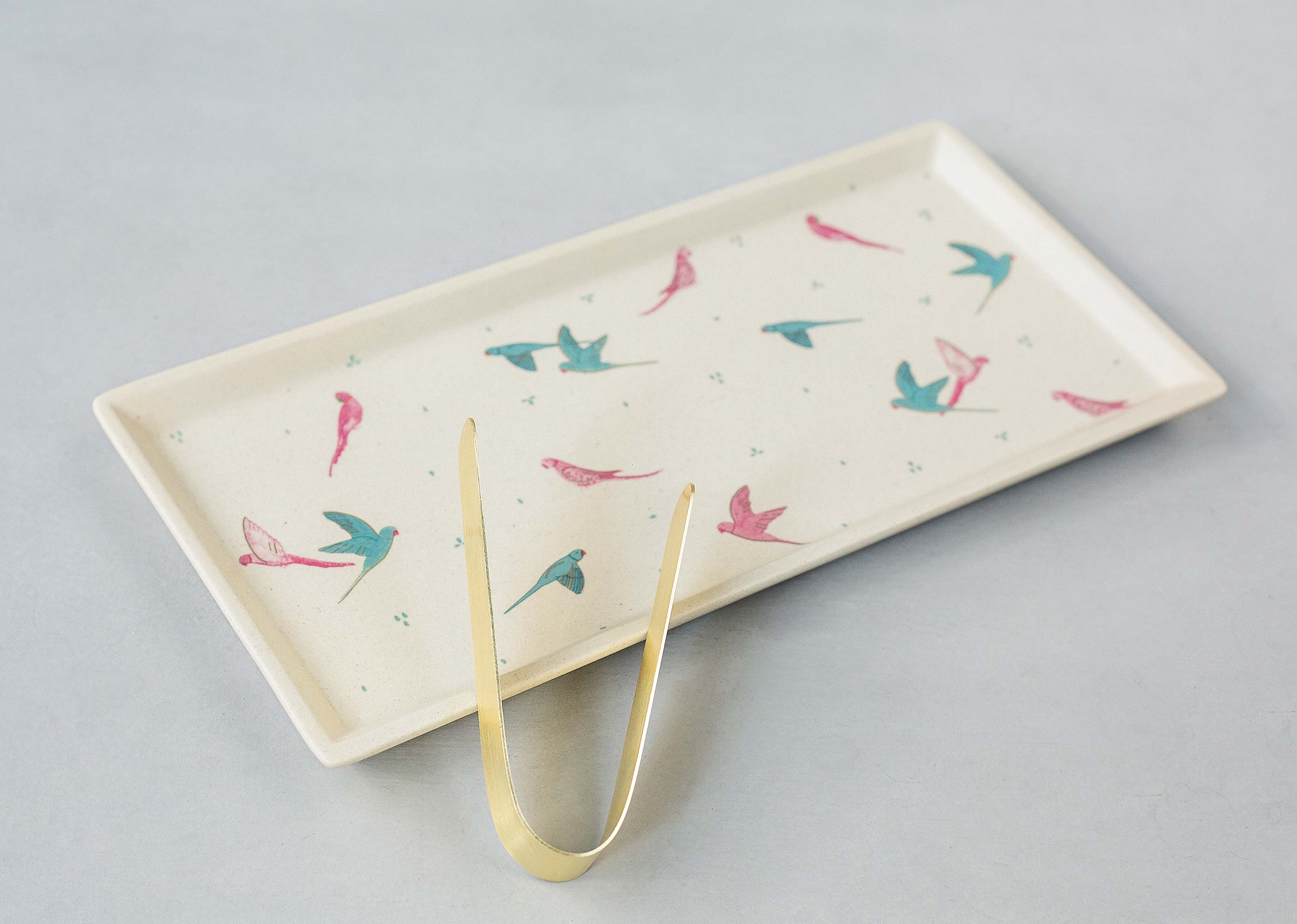 Parakeet Cookie Tray with Tong - Image 3