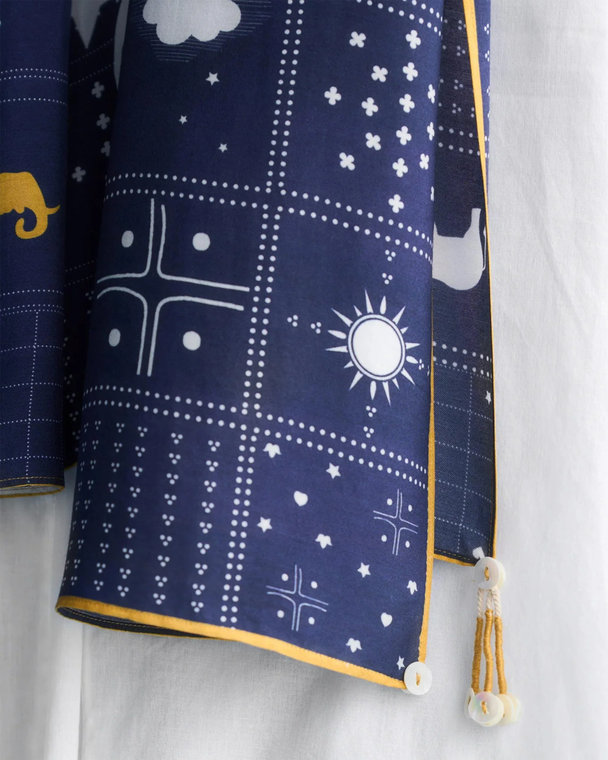 Parken Scarf - Navy - Image 2