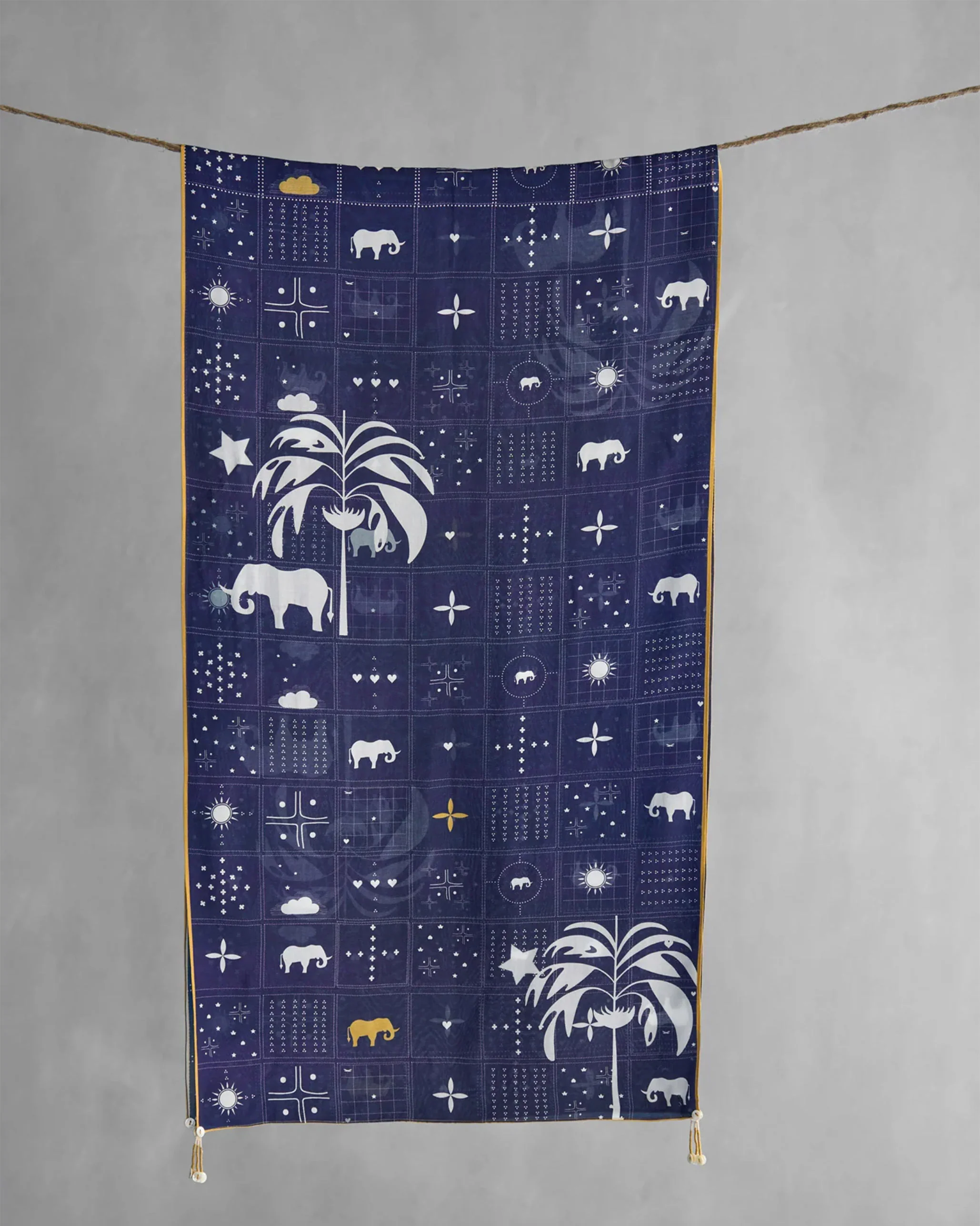 Parken Scarf - Navy - Image 3