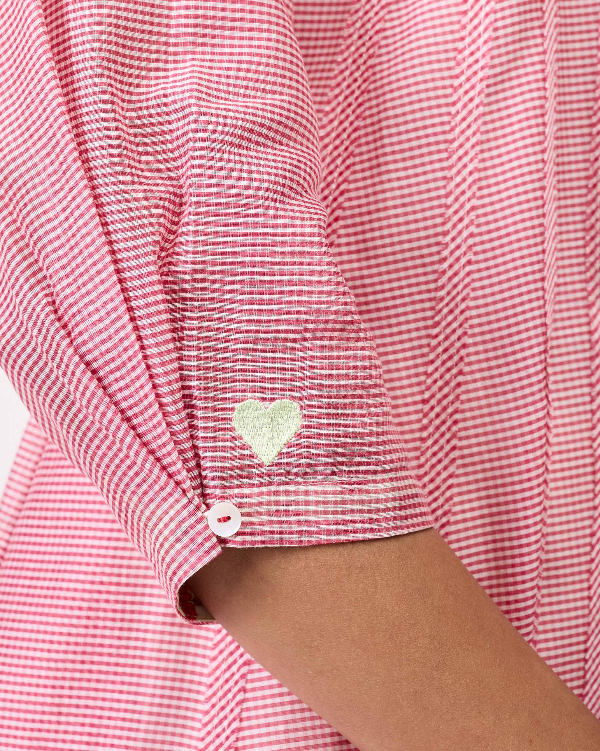 Pattaya Kurta with Slip - Watermelon - Image 4