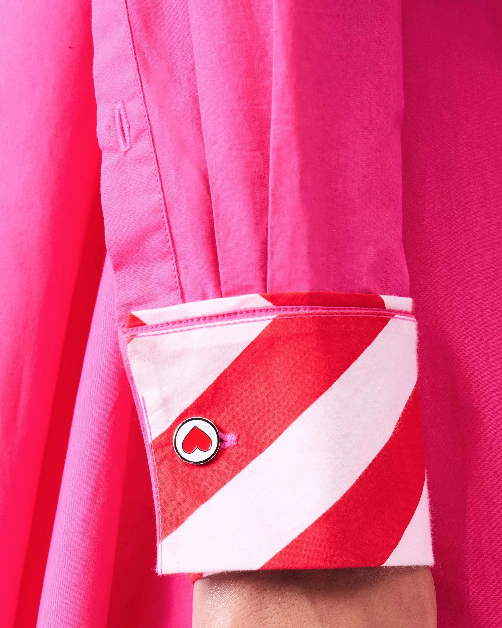 Pattaya Shirt Dress - Fuchsia - Image 4