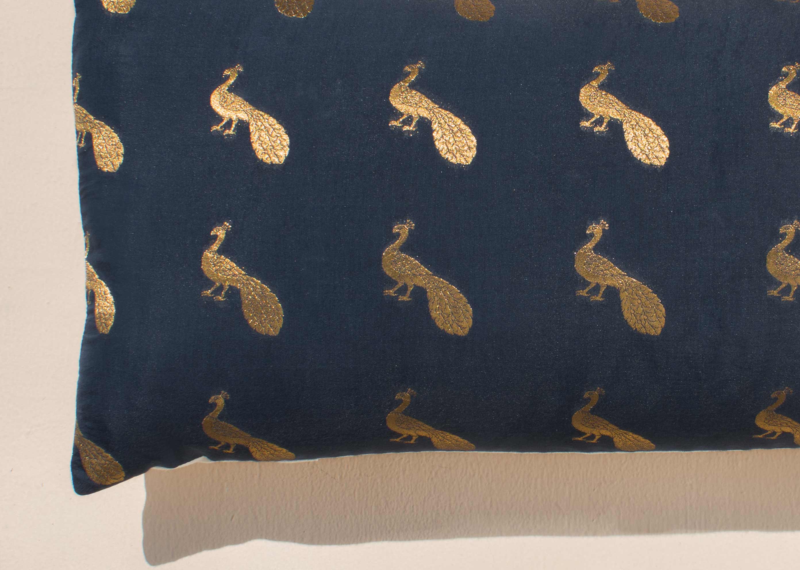 Peacock Lumbar Cushion Cover - Image 3