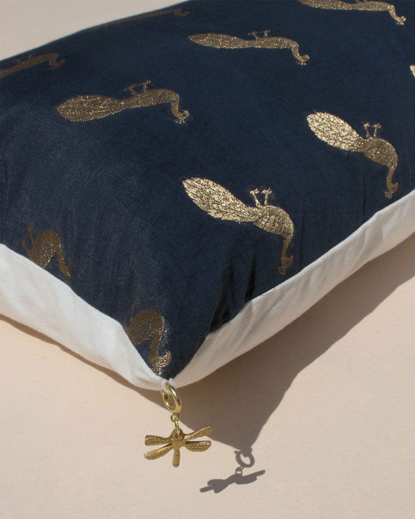 Peacock Lumbar Cushion Cover - Image 4