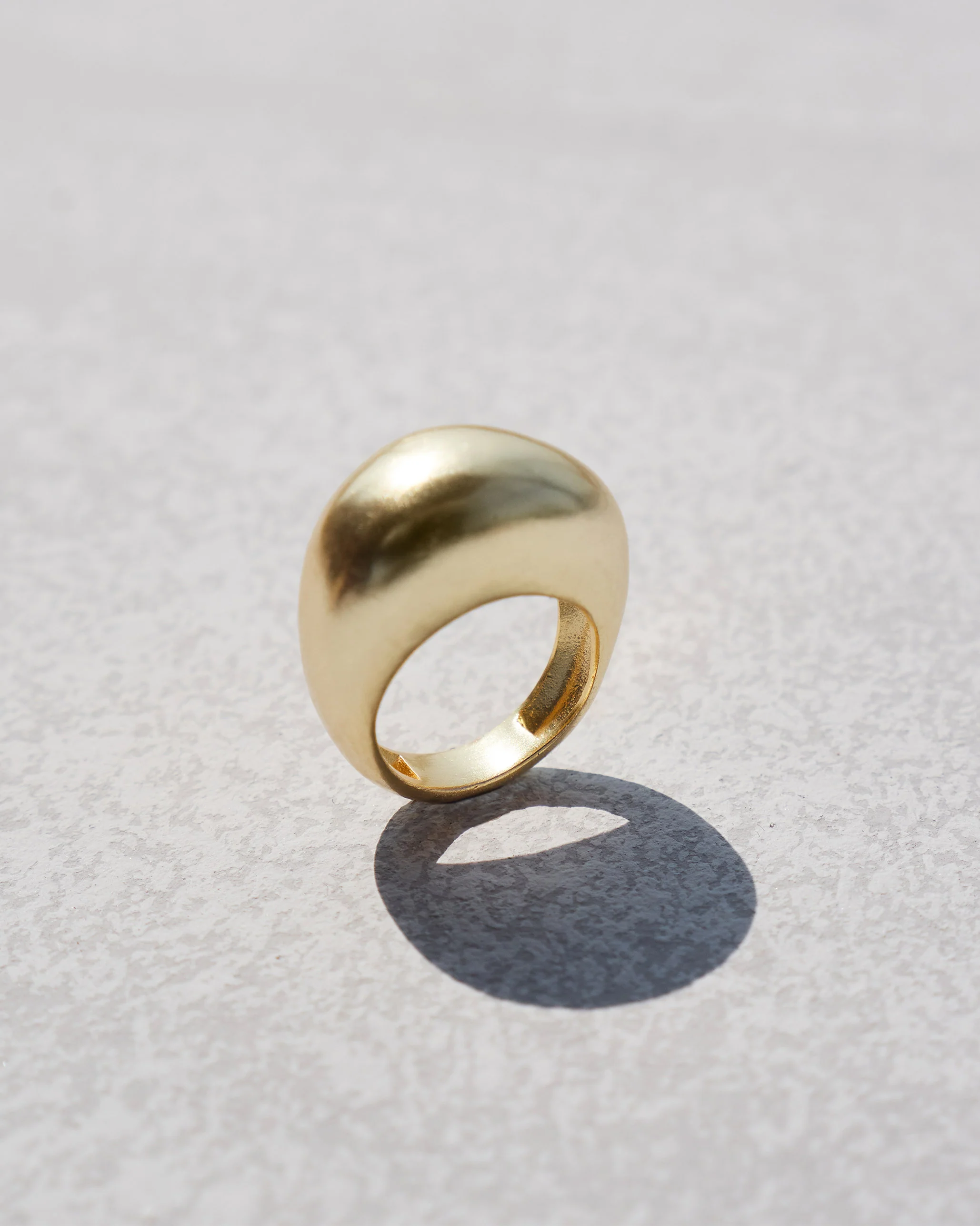 Pebble Brass Ring - Brass - Image 2