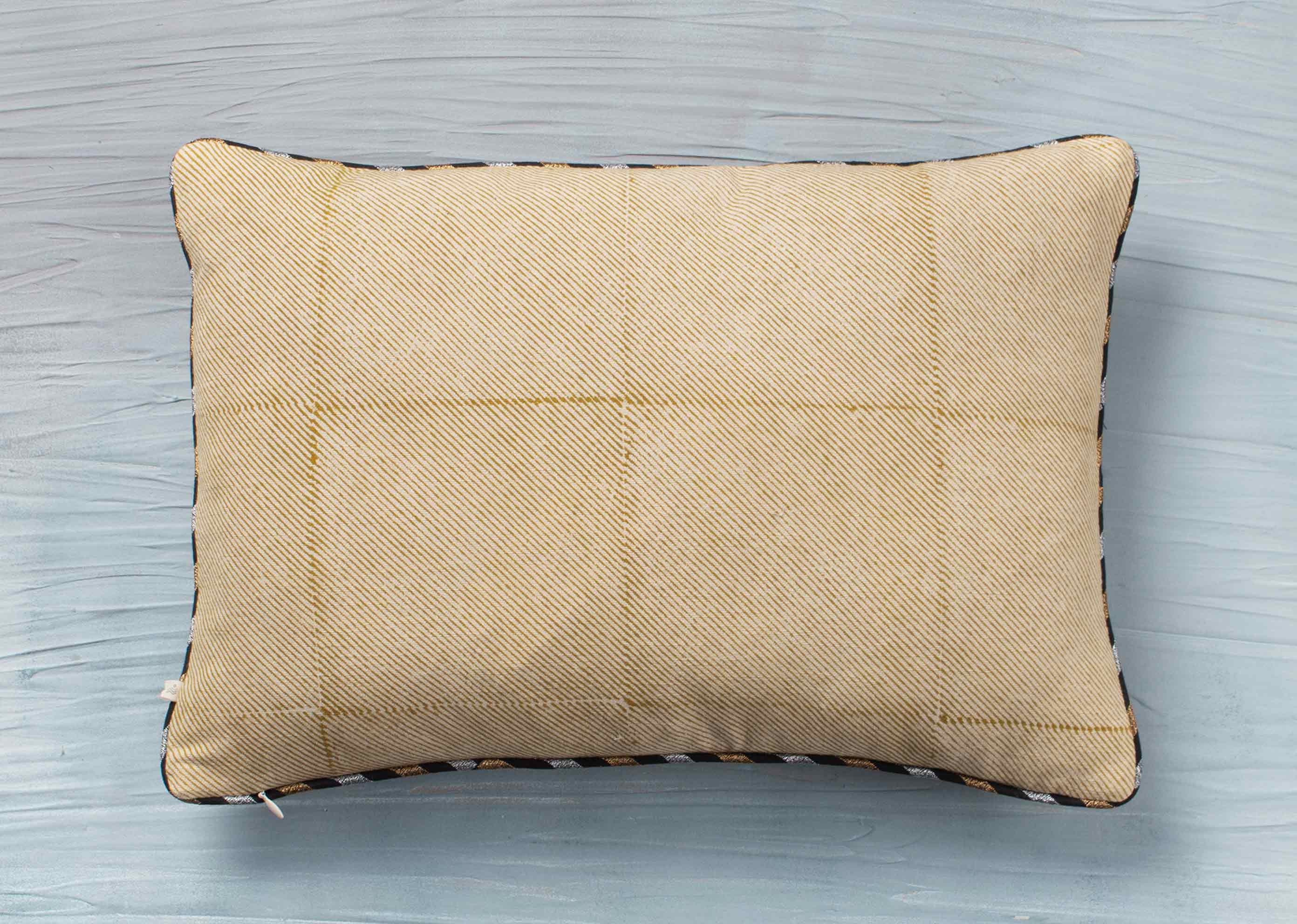 Pemba Lumbar Pillow Cover - Yellow - Image 3