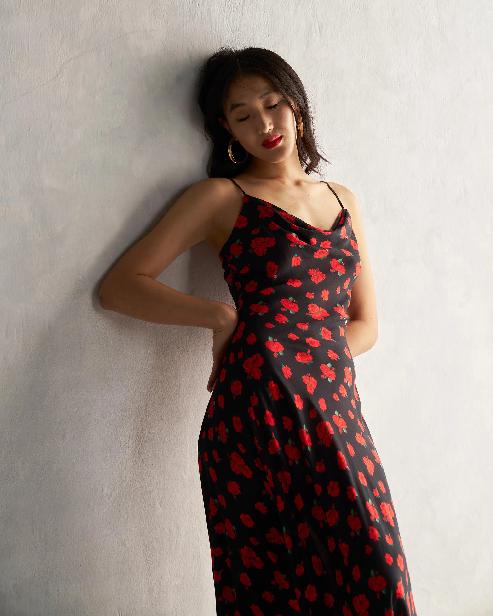 Peng Dress - Black & Red - Image 3