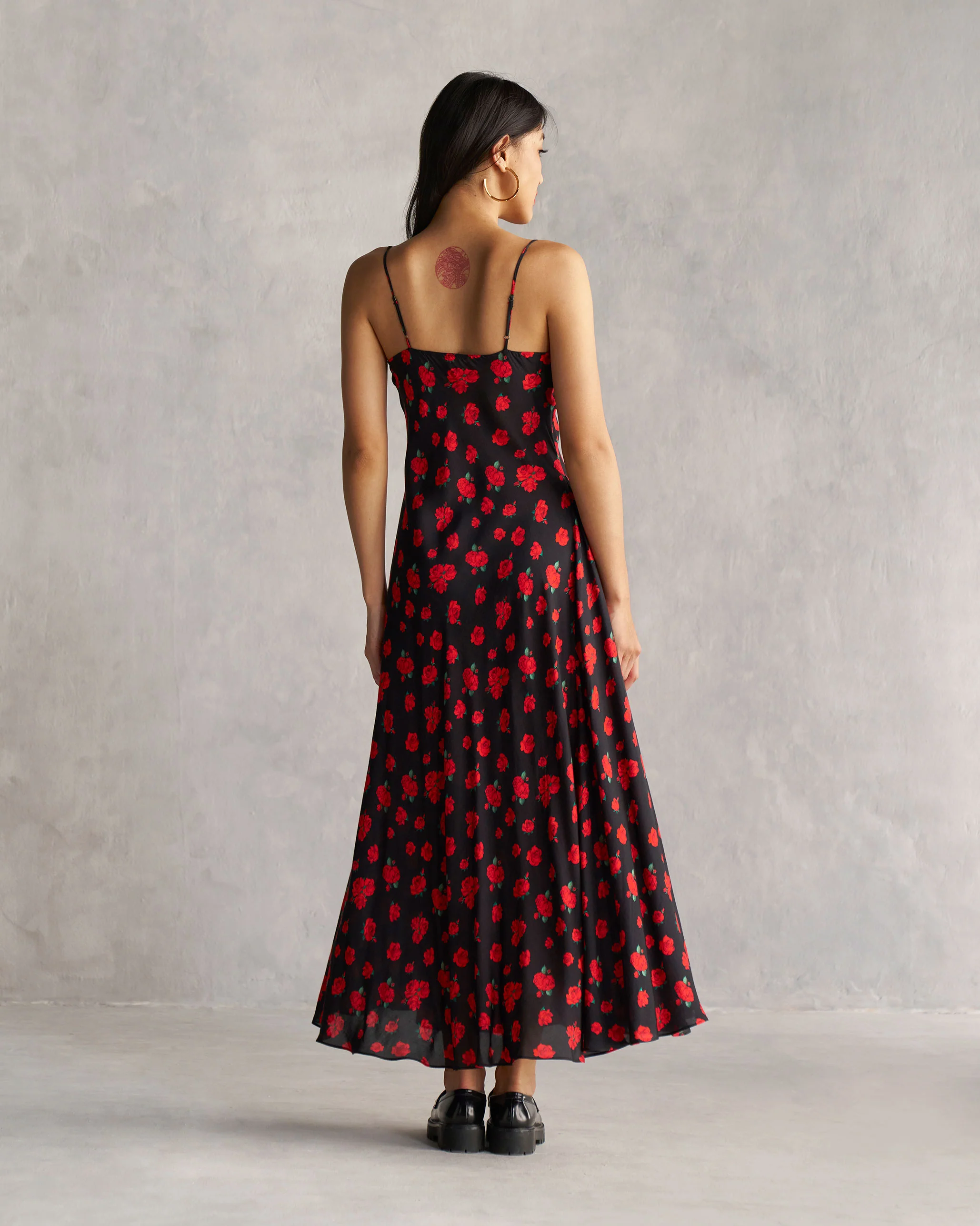 Peng Dress - Black & Red - Image 4