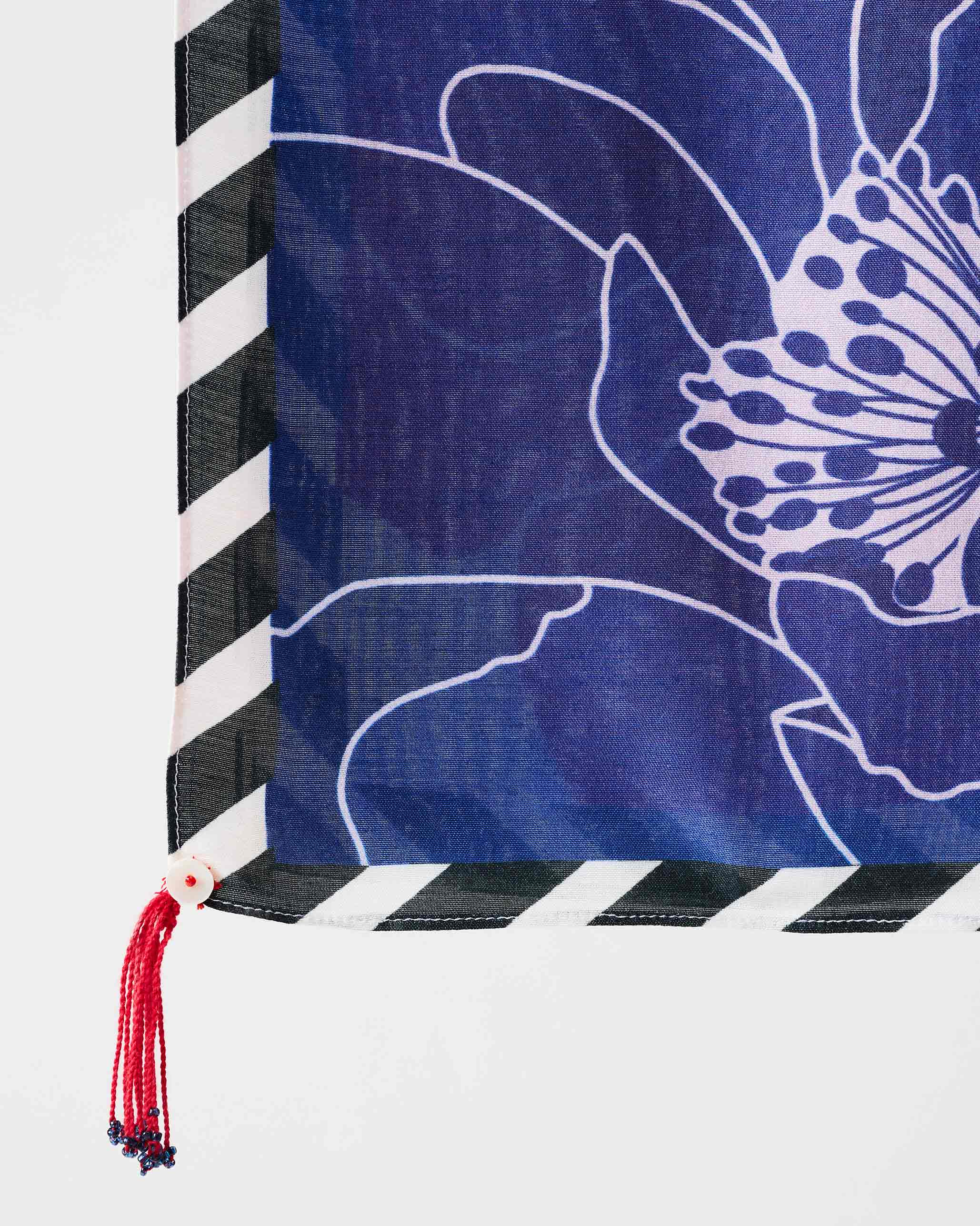 Peony Scarf - Red - Image 2