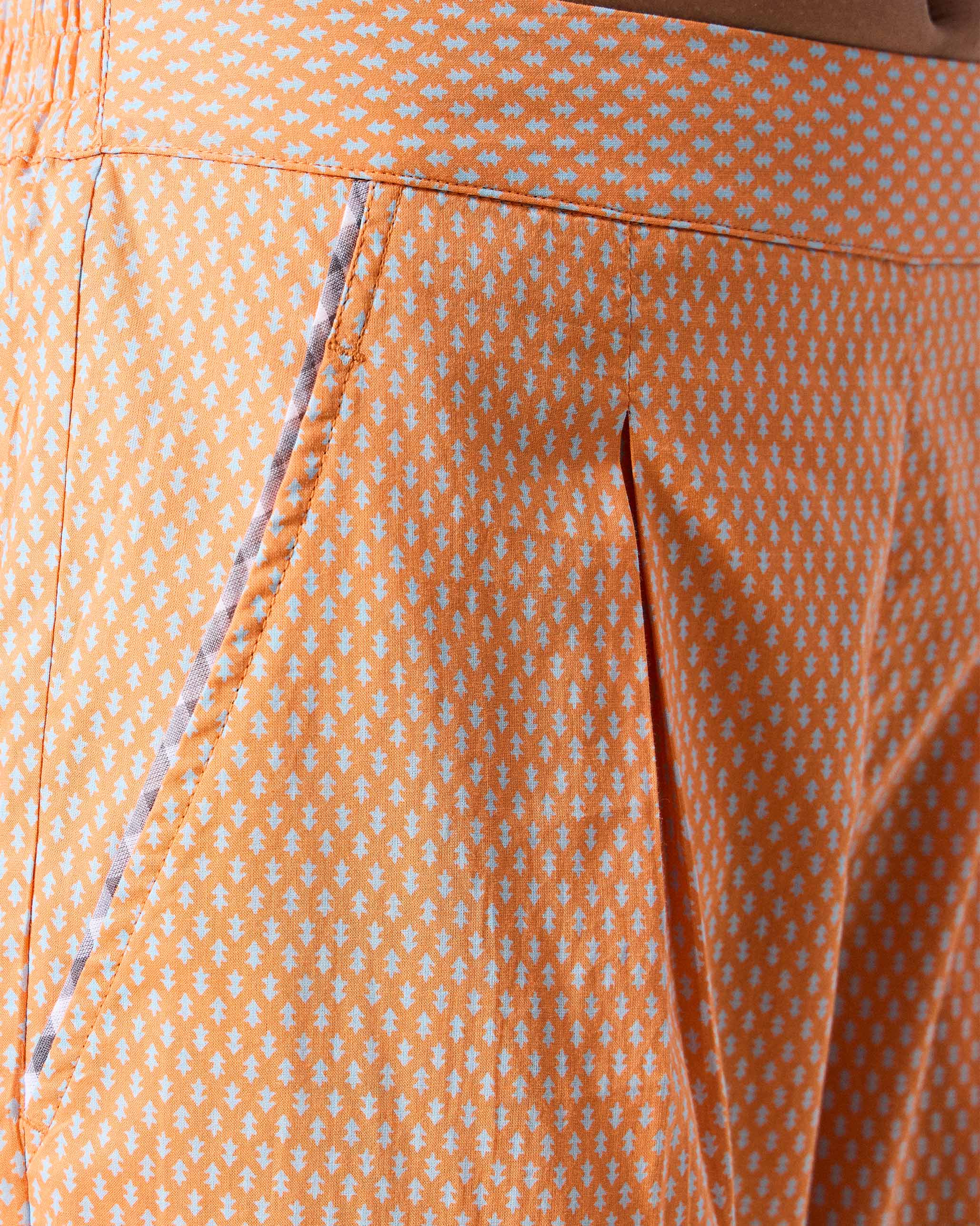 Perch Pants - Orange Printed - Image 5