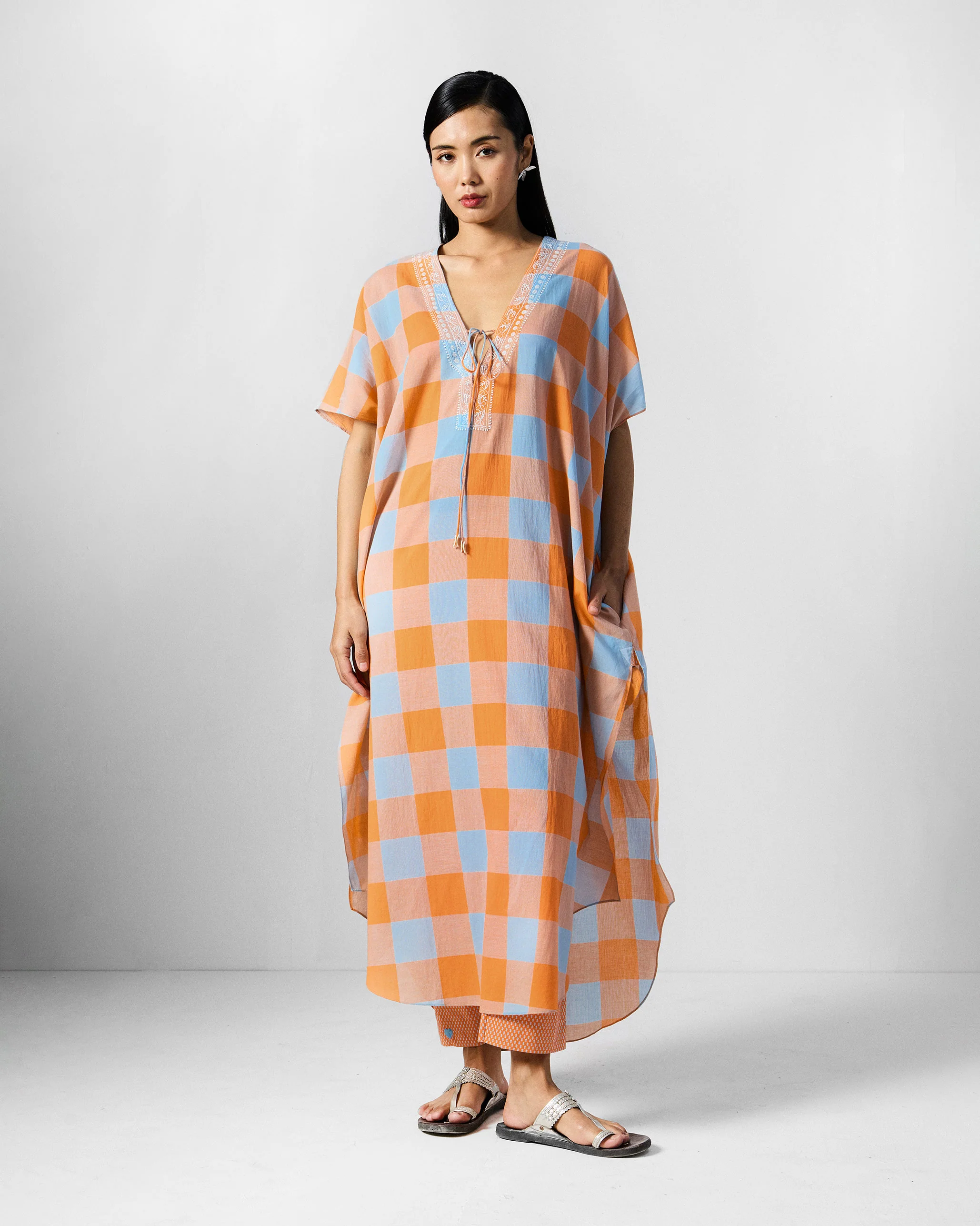 Perch Pants - Orange Printed - Image 8
