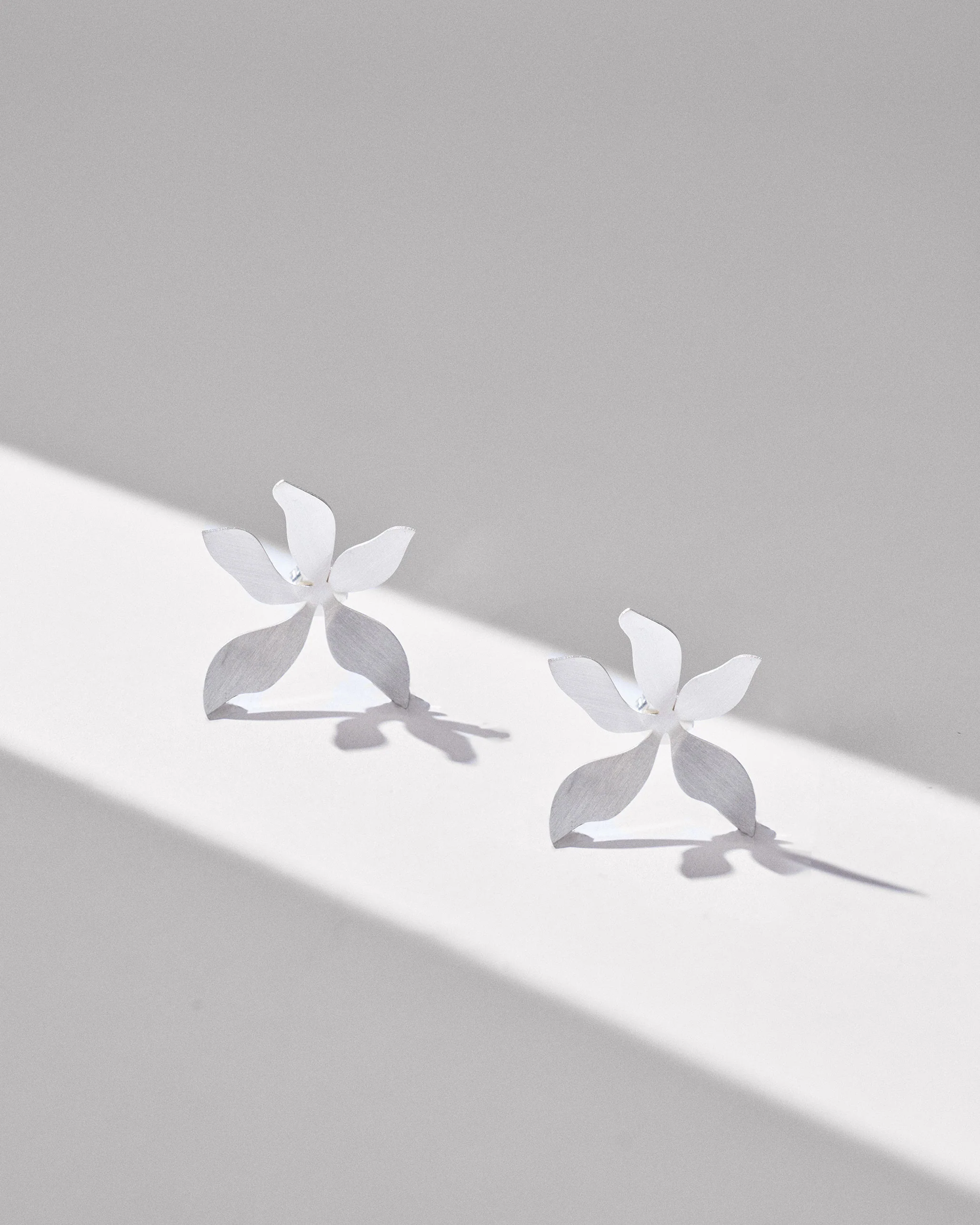 Periwinkle Studs - Silver - Image 4