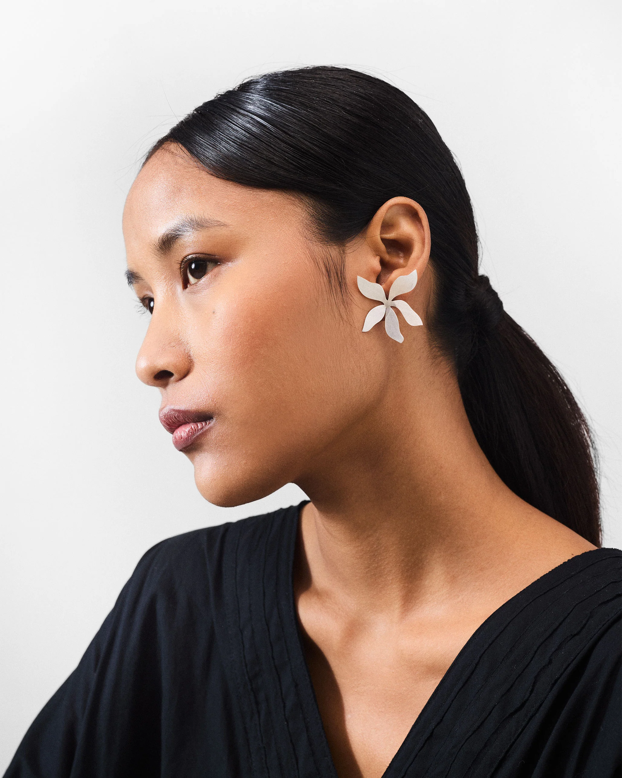 Periwinkle Studs - Silver - Image 5