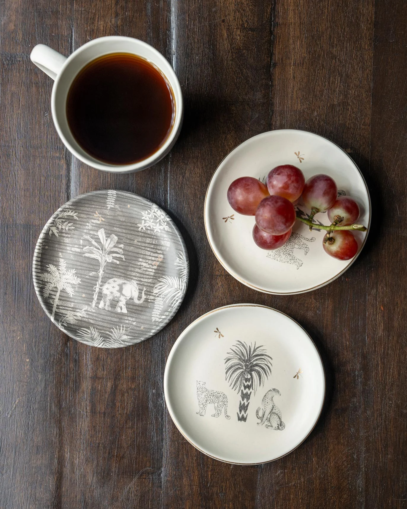 Periyar Tea Plates (Set of 4) - Image 2
