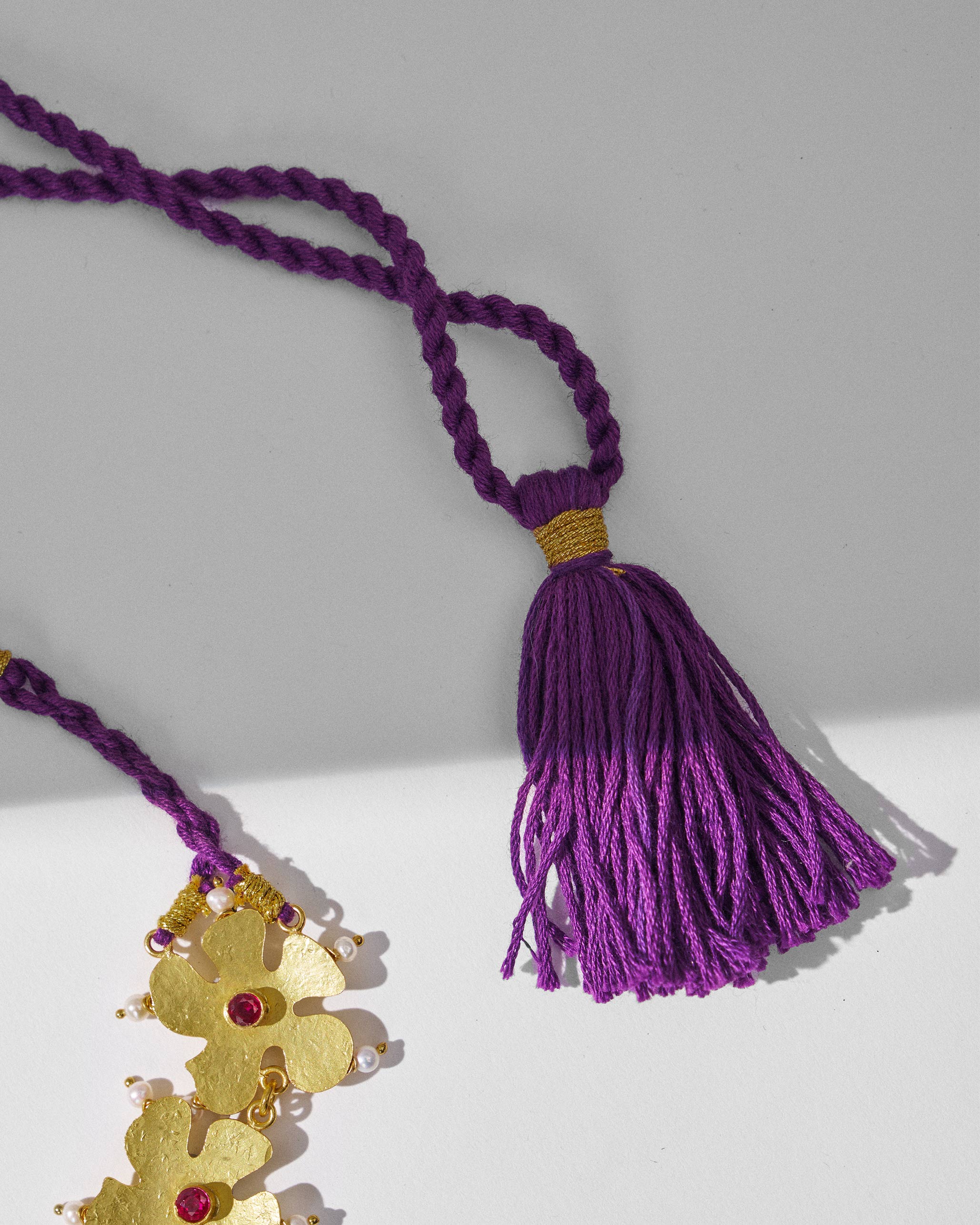 Phool Haar Necklace - Gold - Image 5