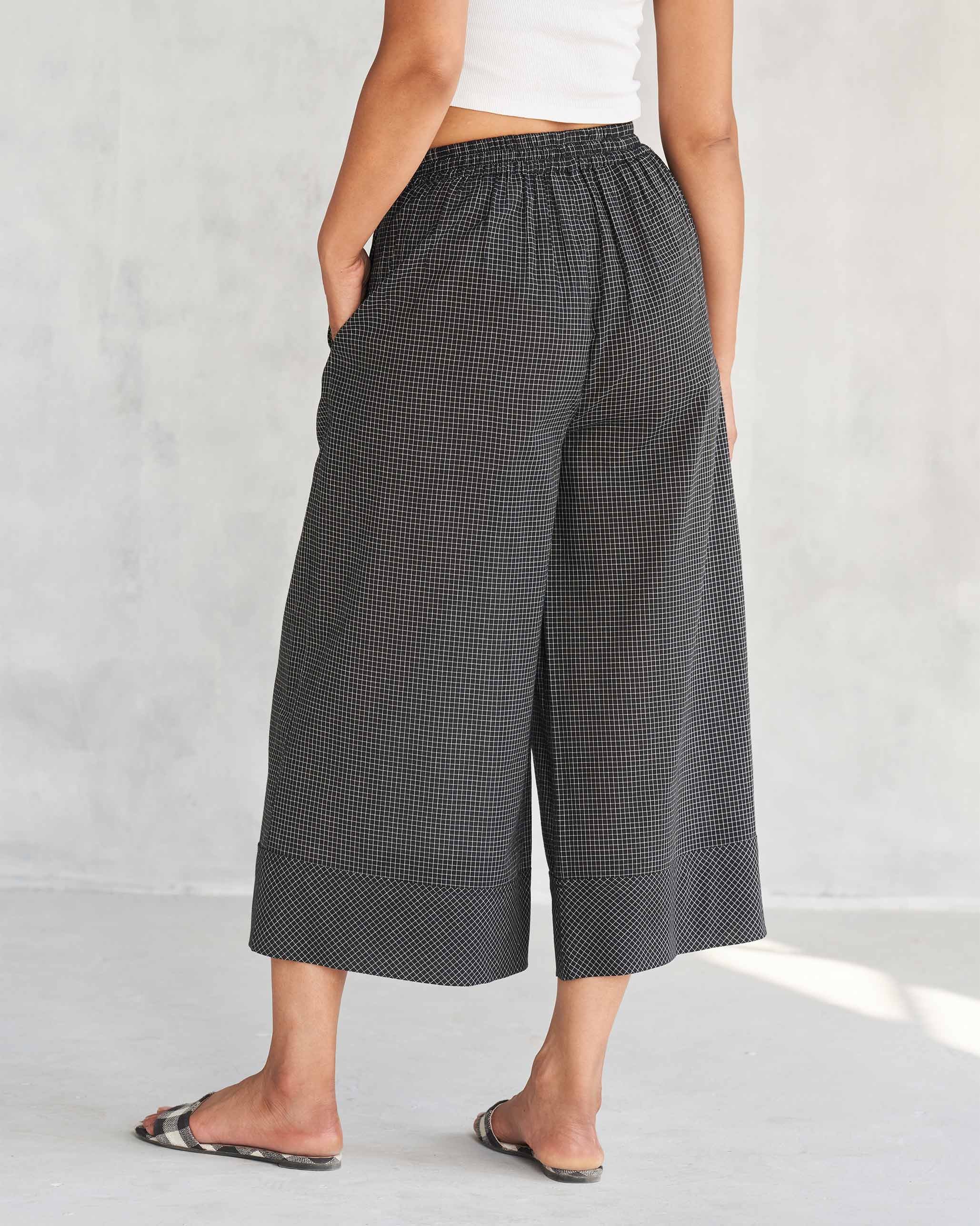 Picnic Culottes - Black & Ivory - Image 3