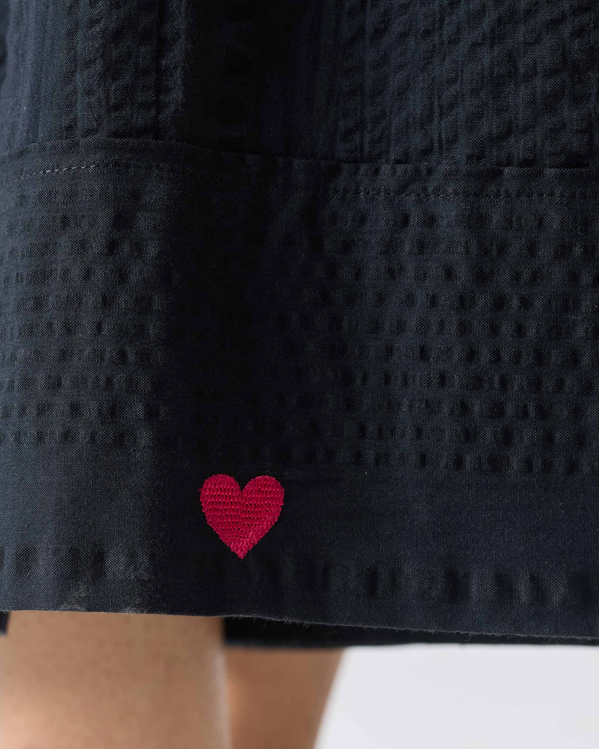 Picnic Culottes - Black Seersucker - Image 3