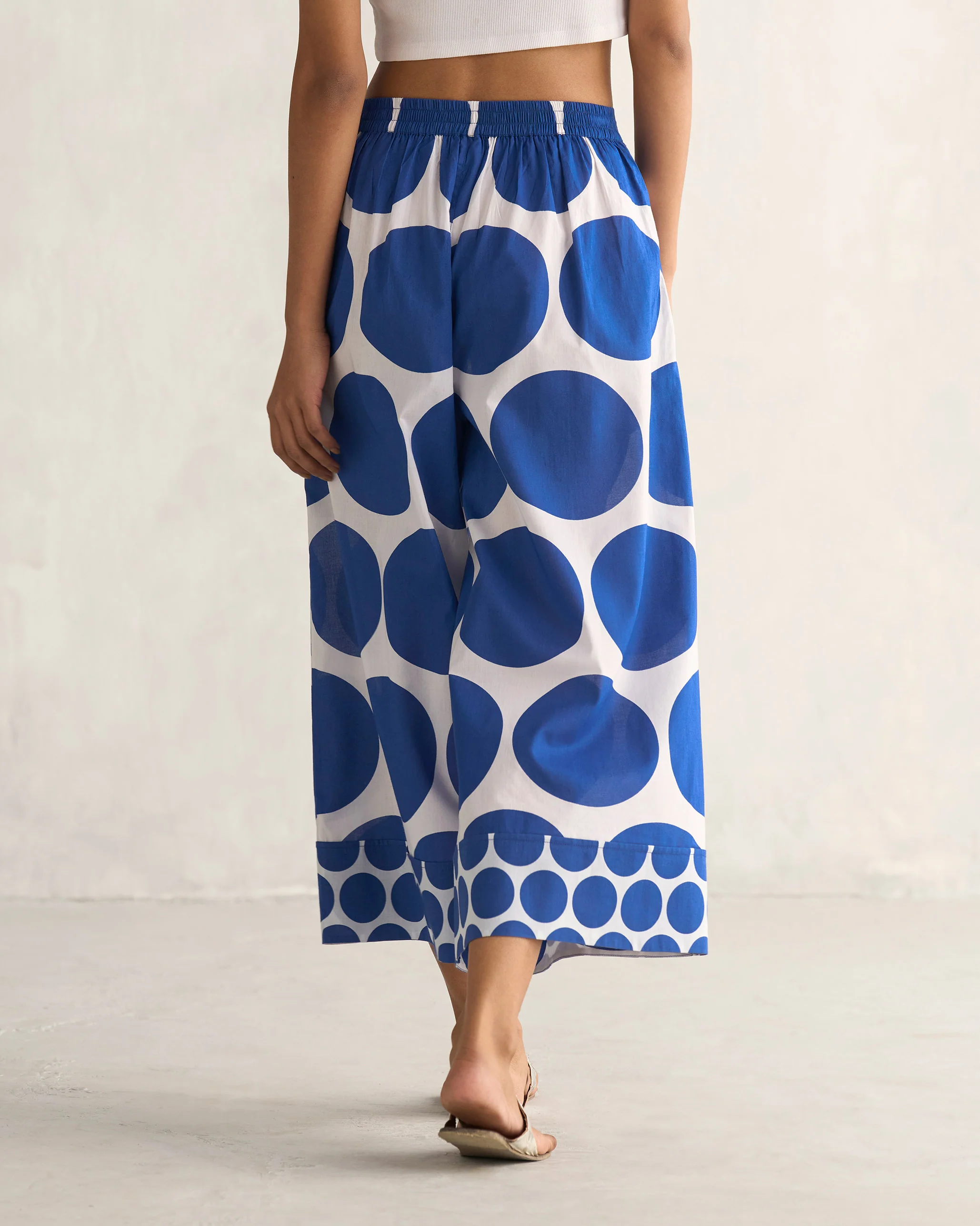 Picnic Culottes - Navy & White - Image 3
