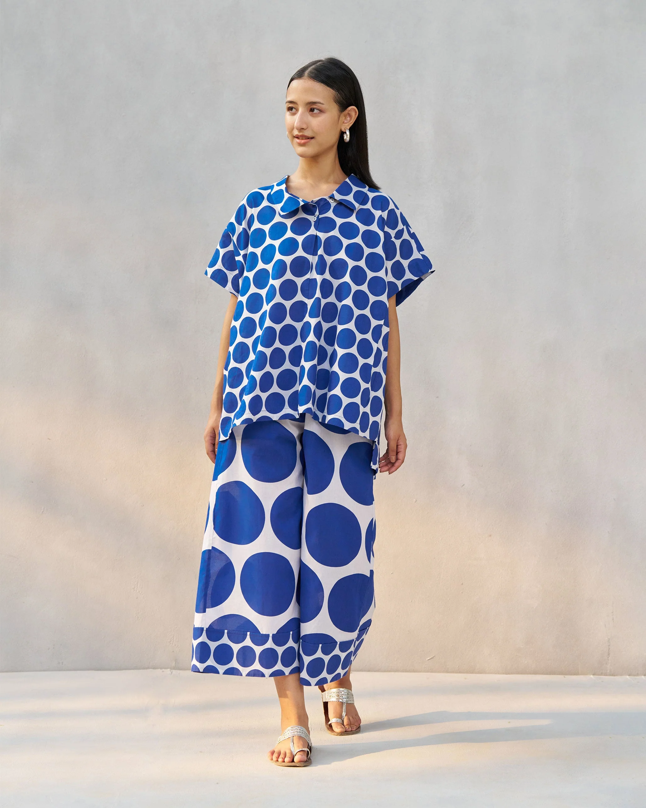 Picnic Culottes - Navy & White - Image 5