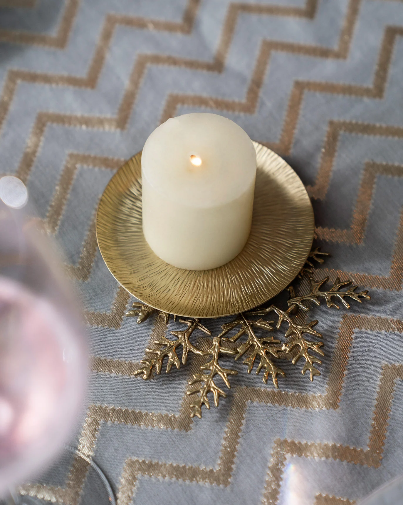 Pine Candle Stand - Image 2