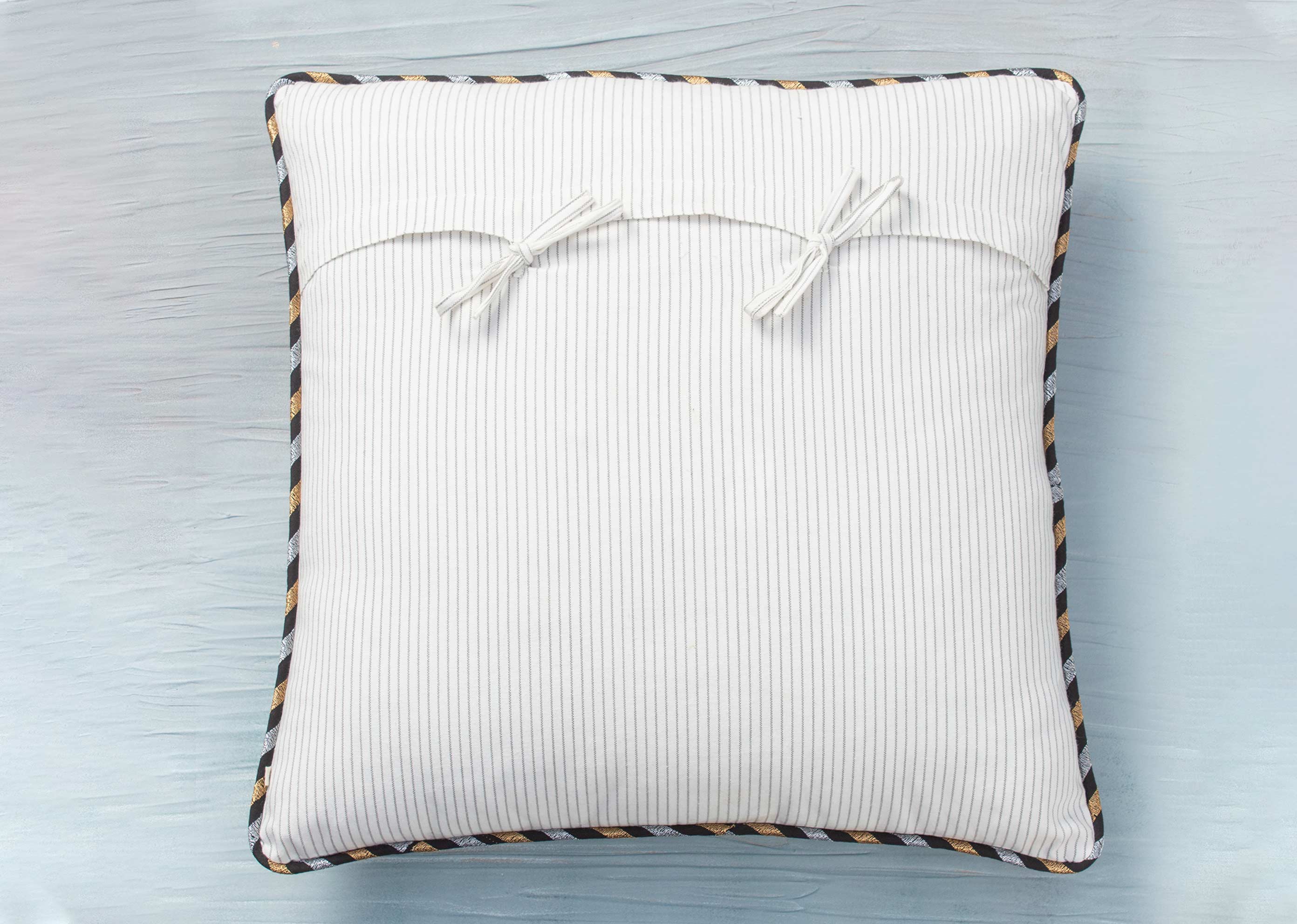 Pineapple Stamp Cushion Cover - Yellow - Image 3