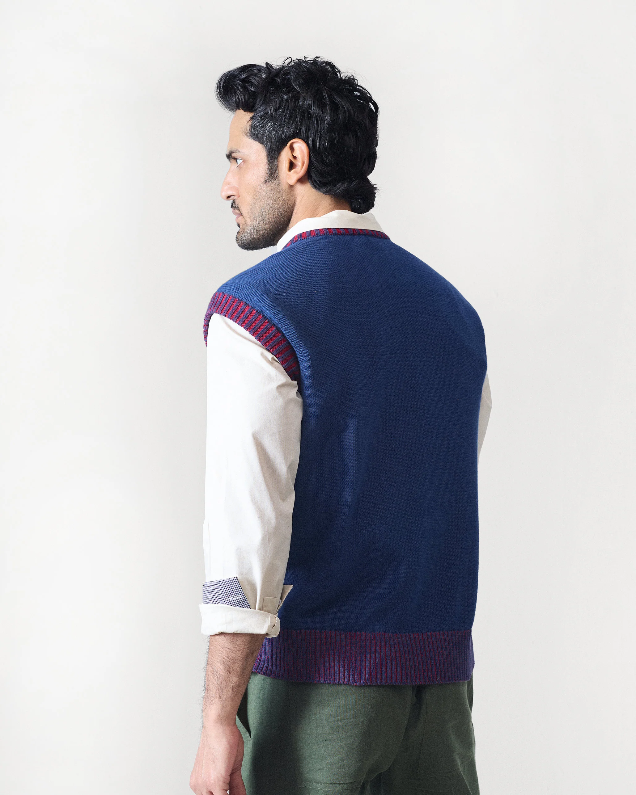 Pixel Sweater - Navy - Image 3