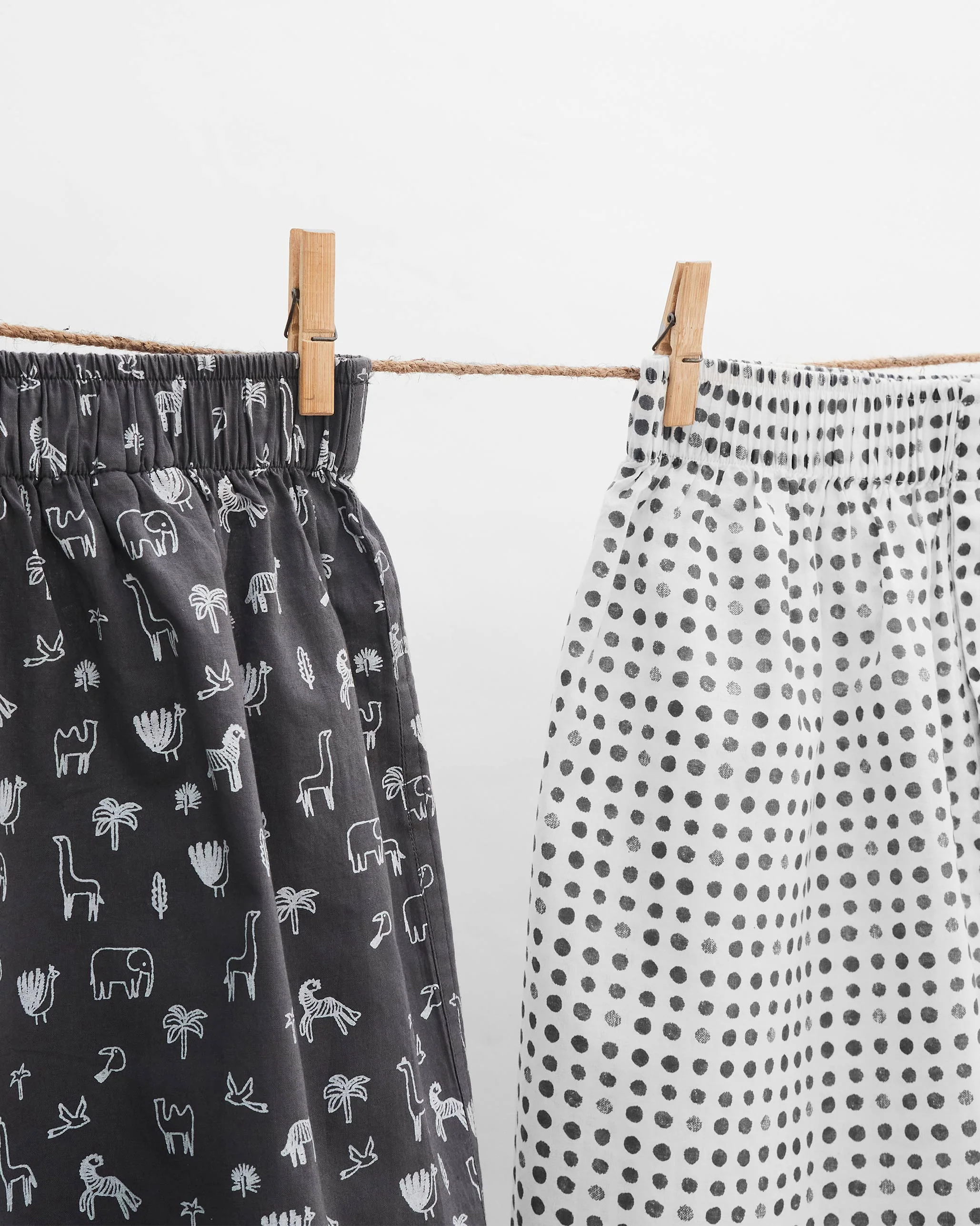 Play Set Boxers (Set of 2) - Charcoal & Ivory - Image 2