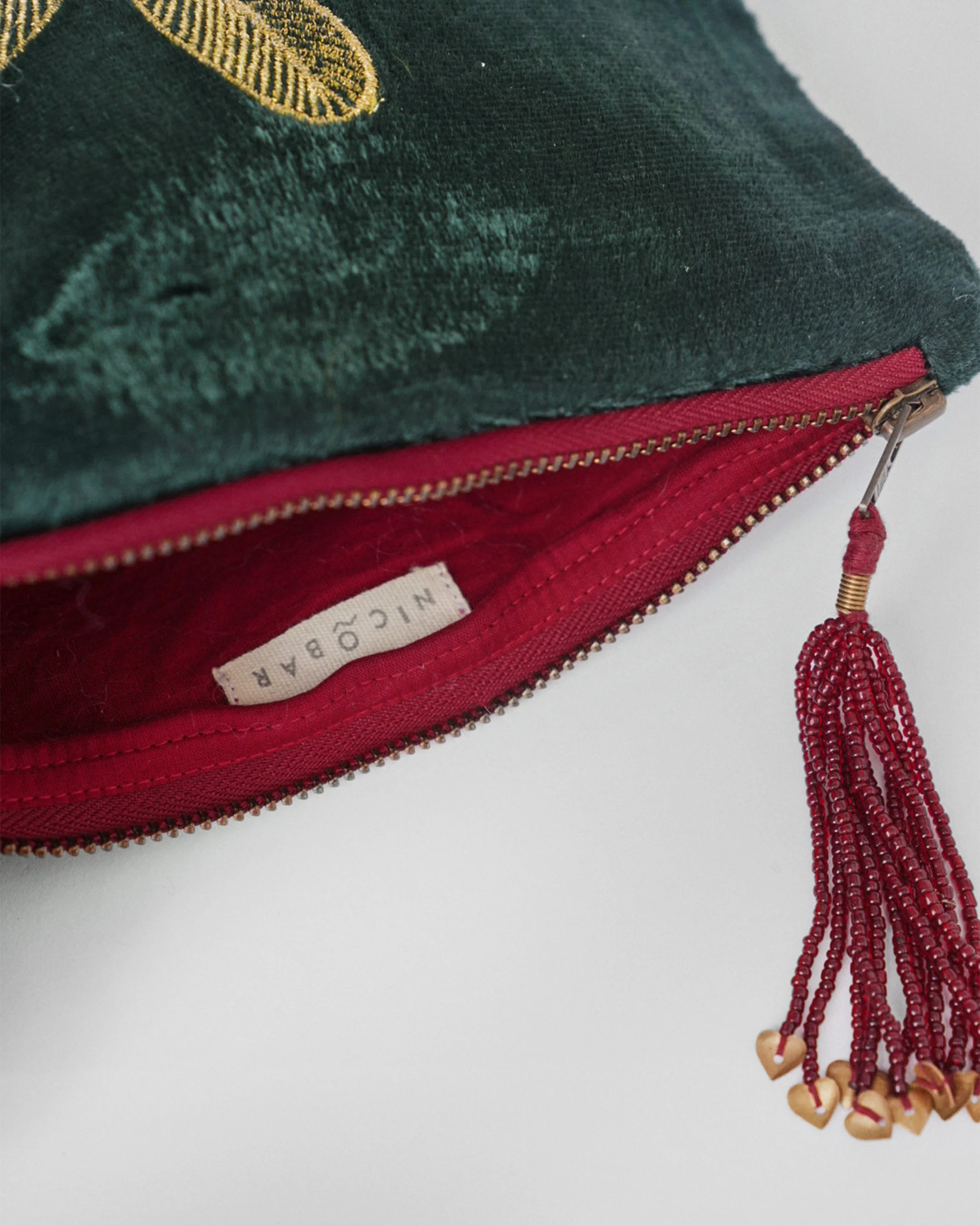 Plumeria Pouch - Green - Image 5