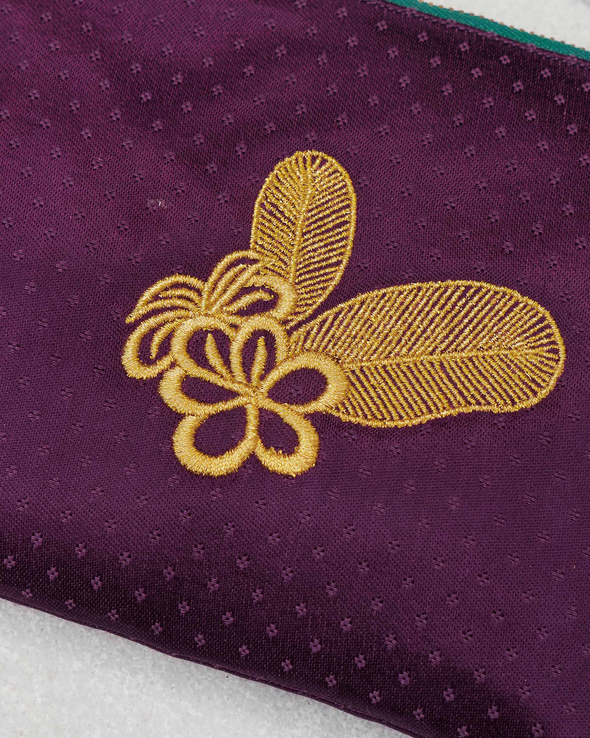 Plumeria Pouch - Purple - Image 2