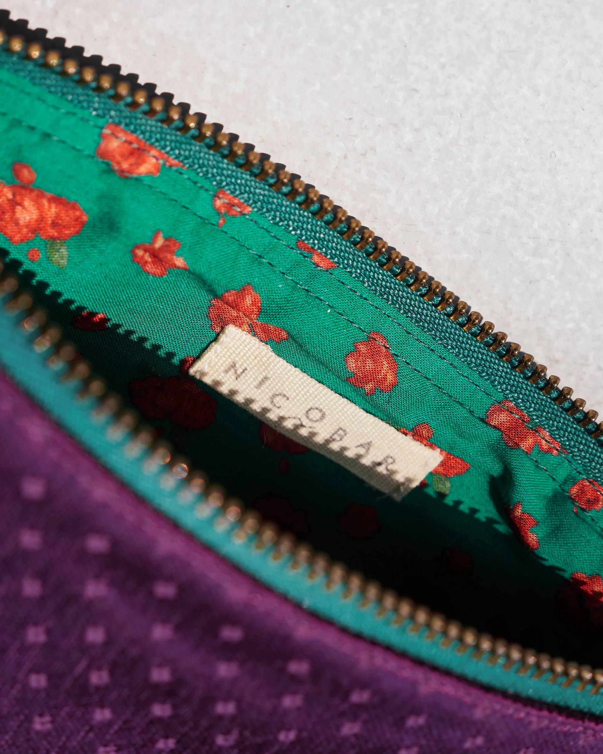 Plumeria Pouch - Purple - Image 4