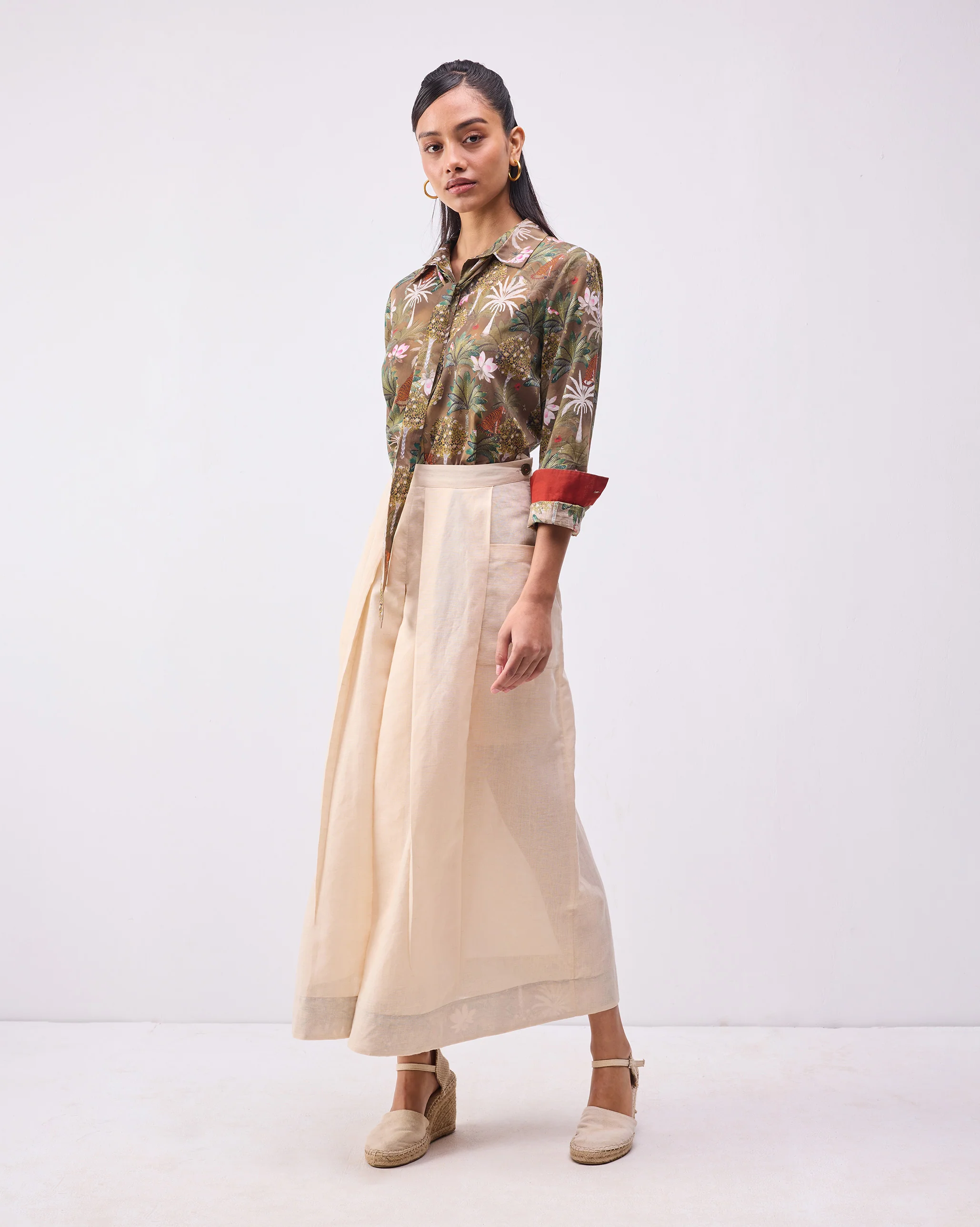 Pocket Skort - Beige - Image 6