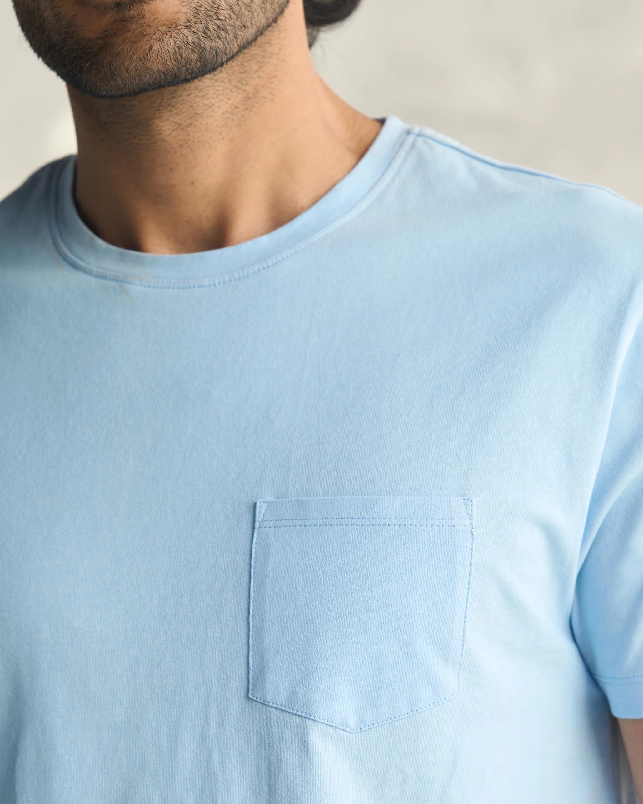 Pocket T-shirt - Blue - Image 3