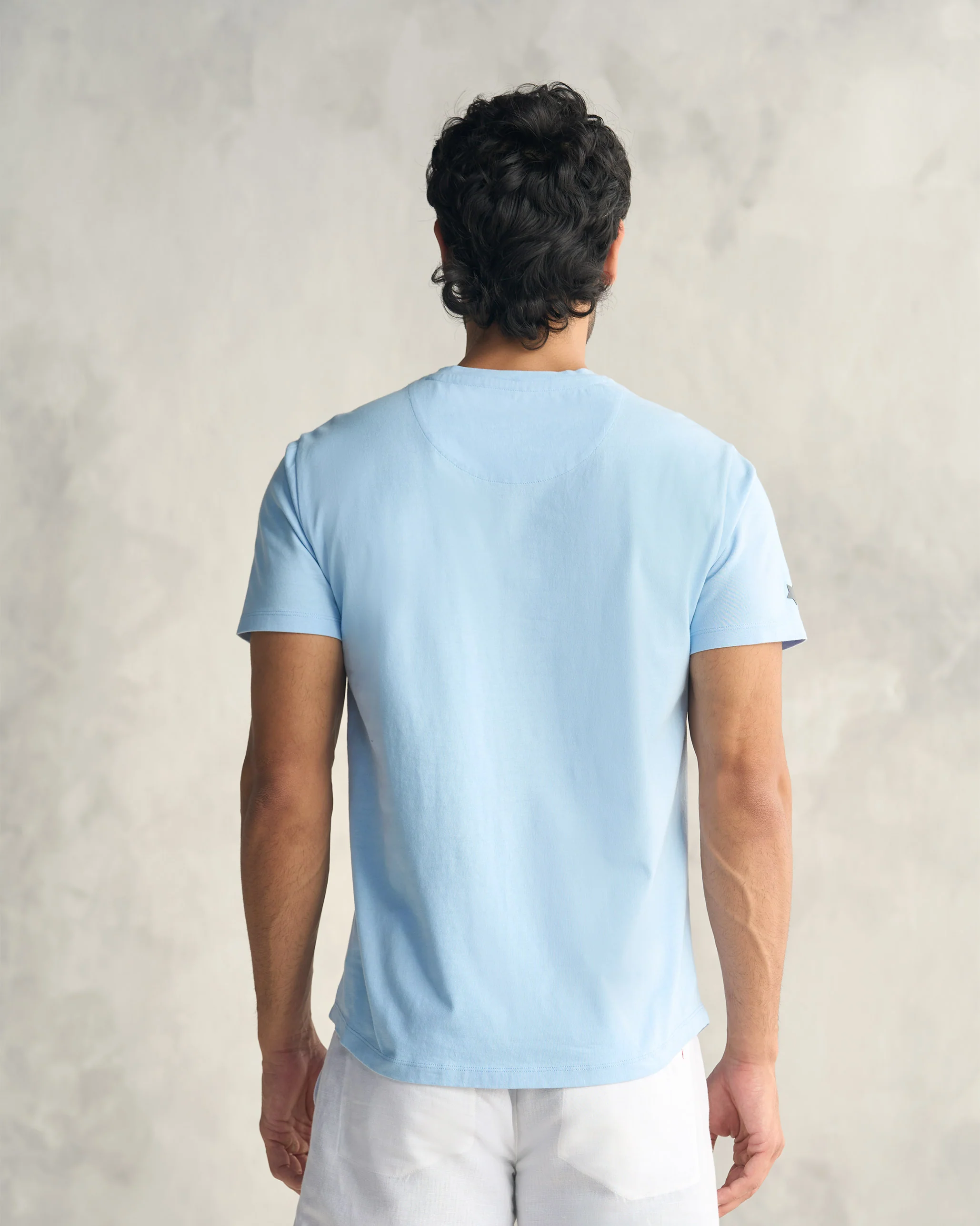 Pocket T-shirt - Blue - Image 4