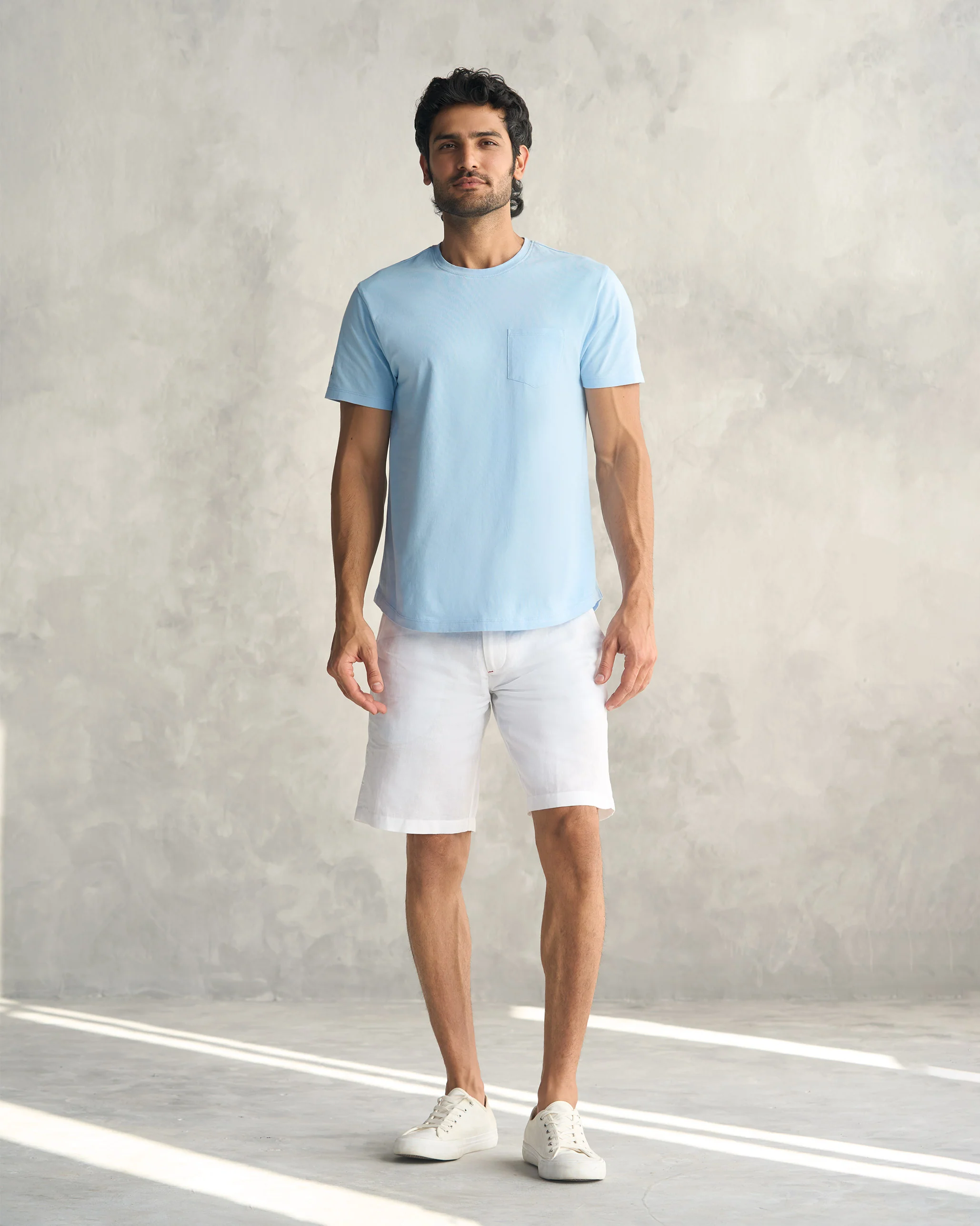 Pocket T-shirt - Blue - Image 5