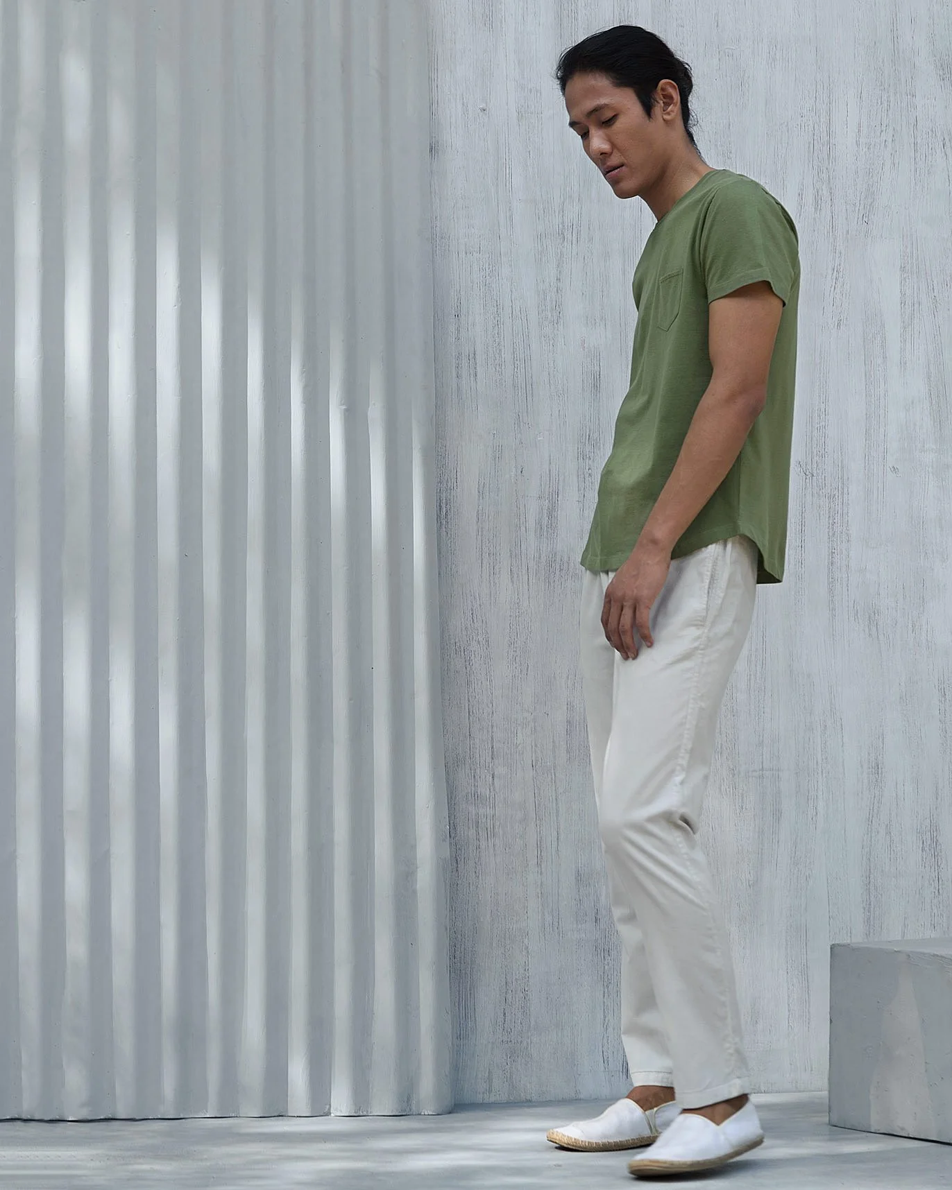 Pocket T-shirt - Green - Image 5