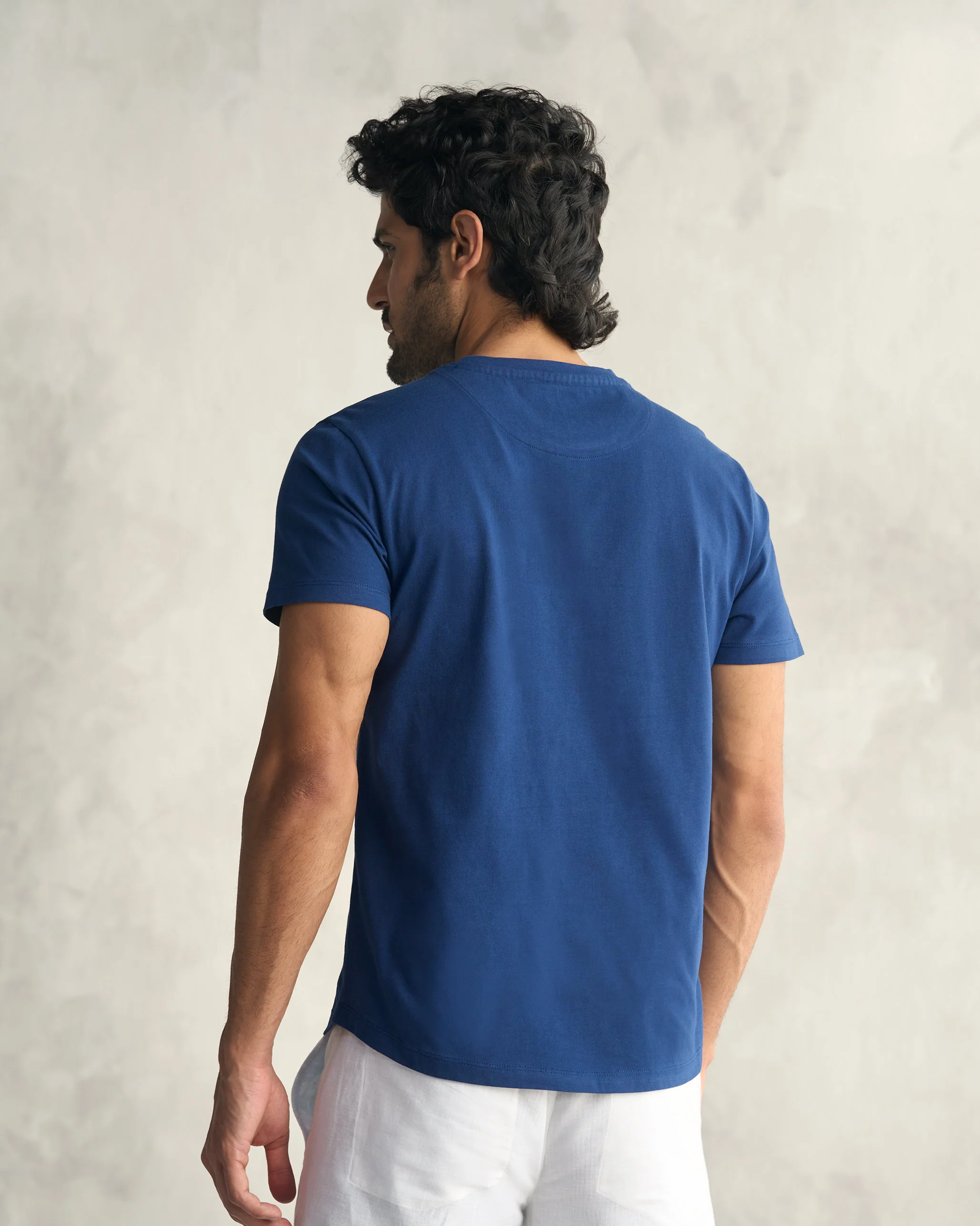Pocket T-shirt - Navy - Image 3